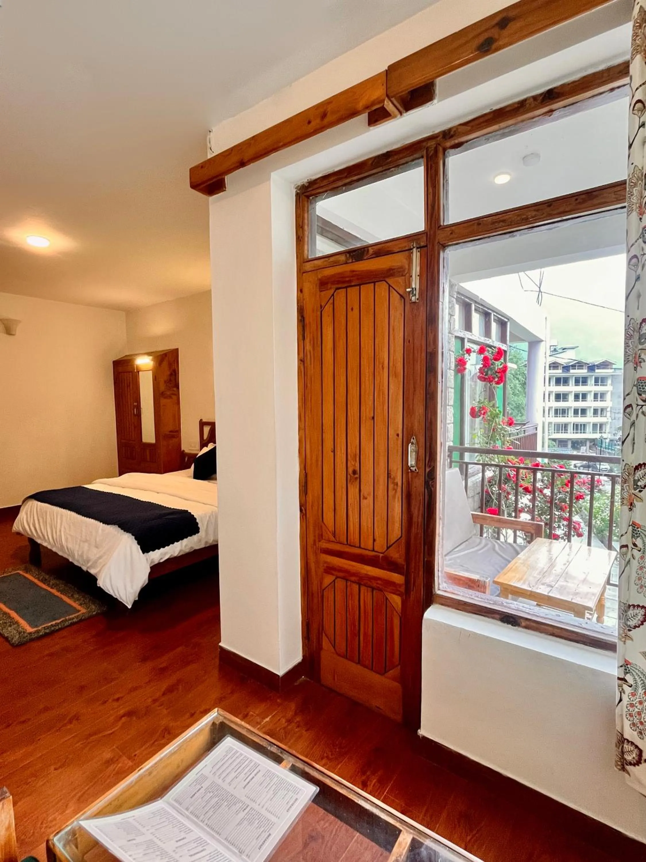 View (from property/room), Bed in Tourist Hotel 10 minutes walking distance from the mall