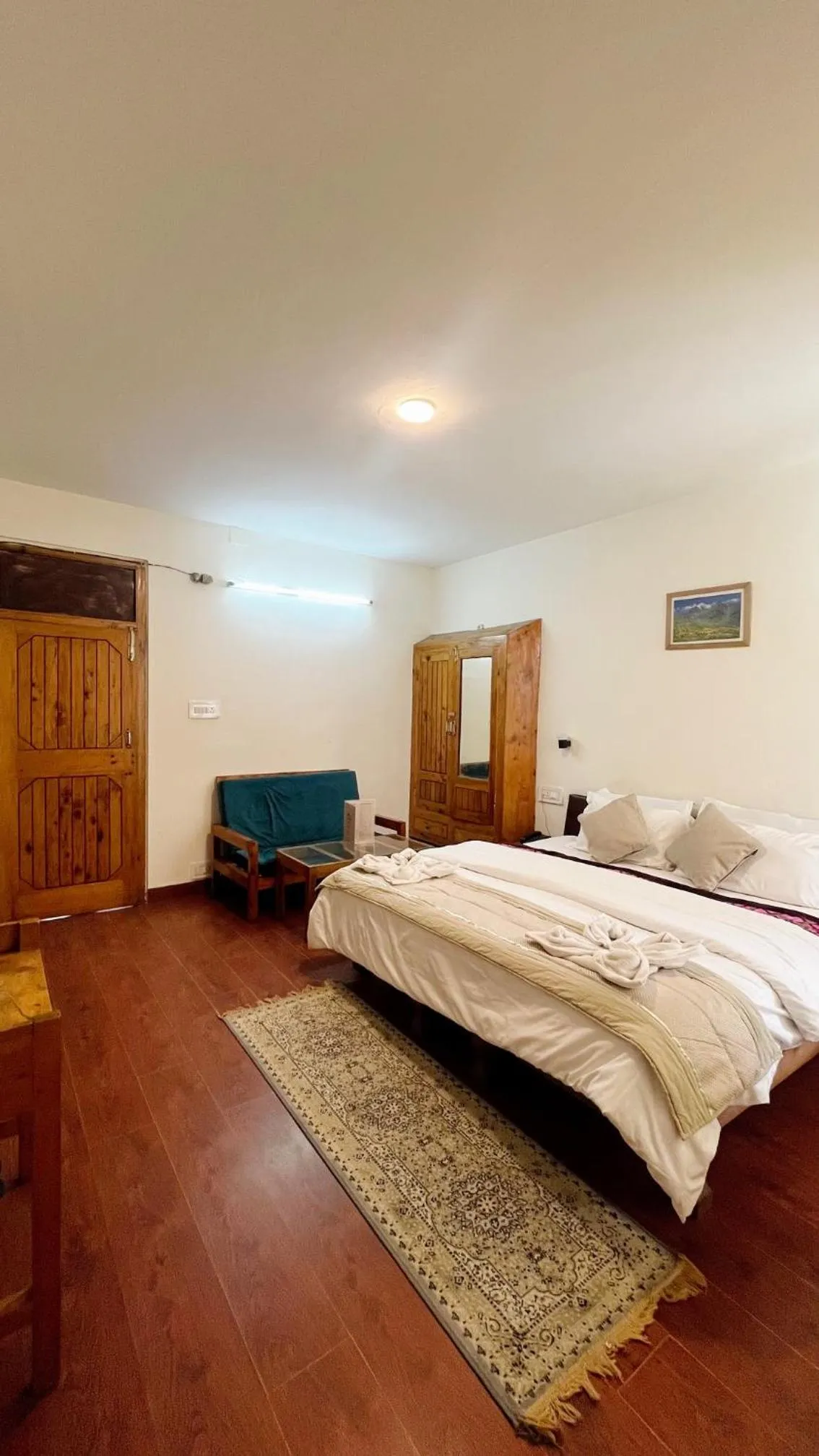 View (from property/room), Bed in Tourist Hotel 10 minutes walking distance from the mall