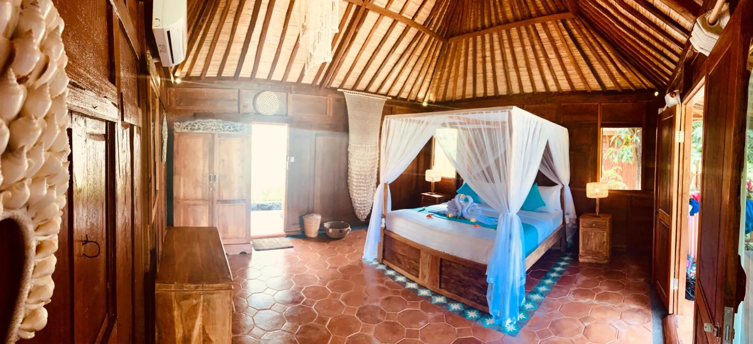 Bed in Kubu Kangin Resort