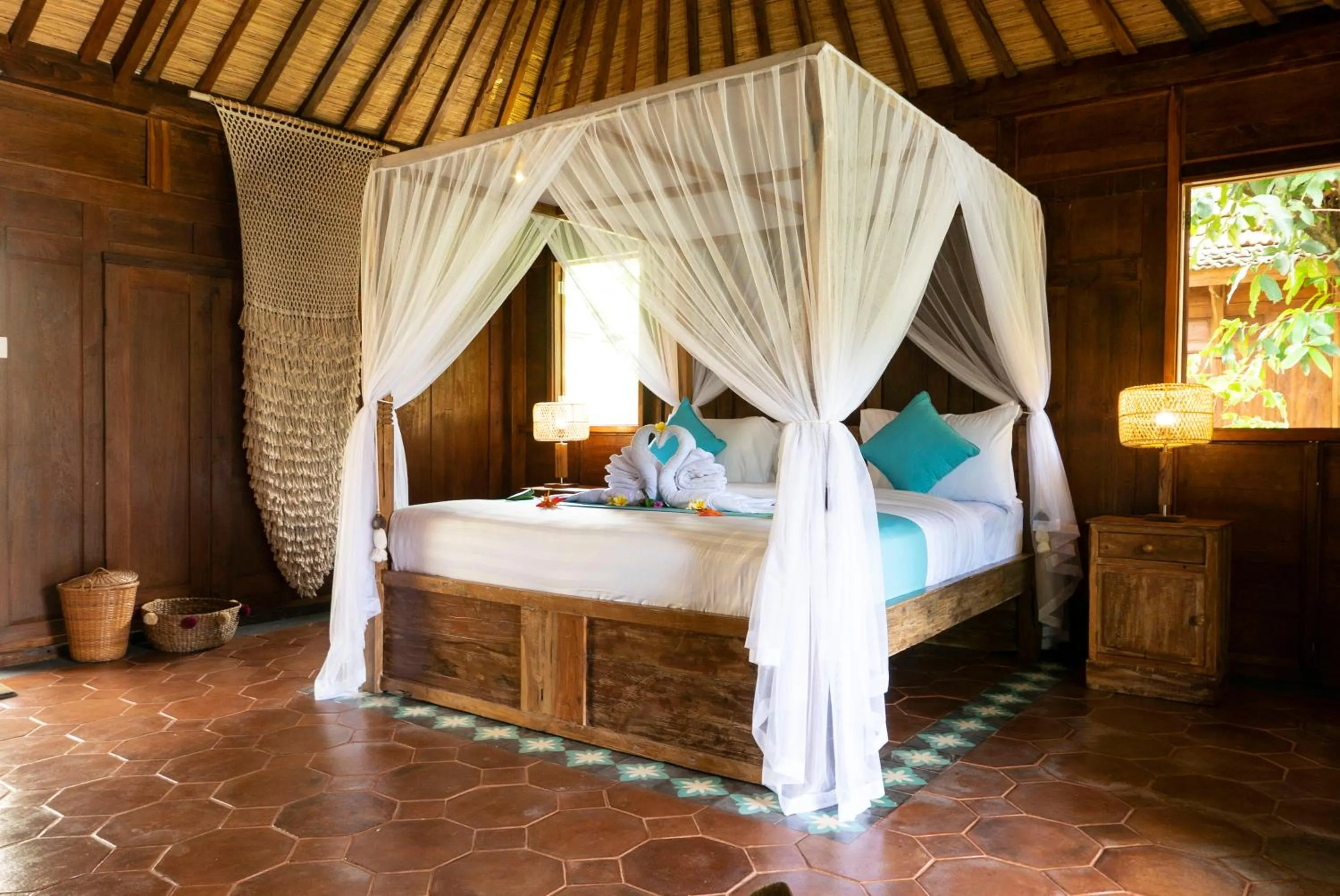 Bed in Kubu Kangin Resort