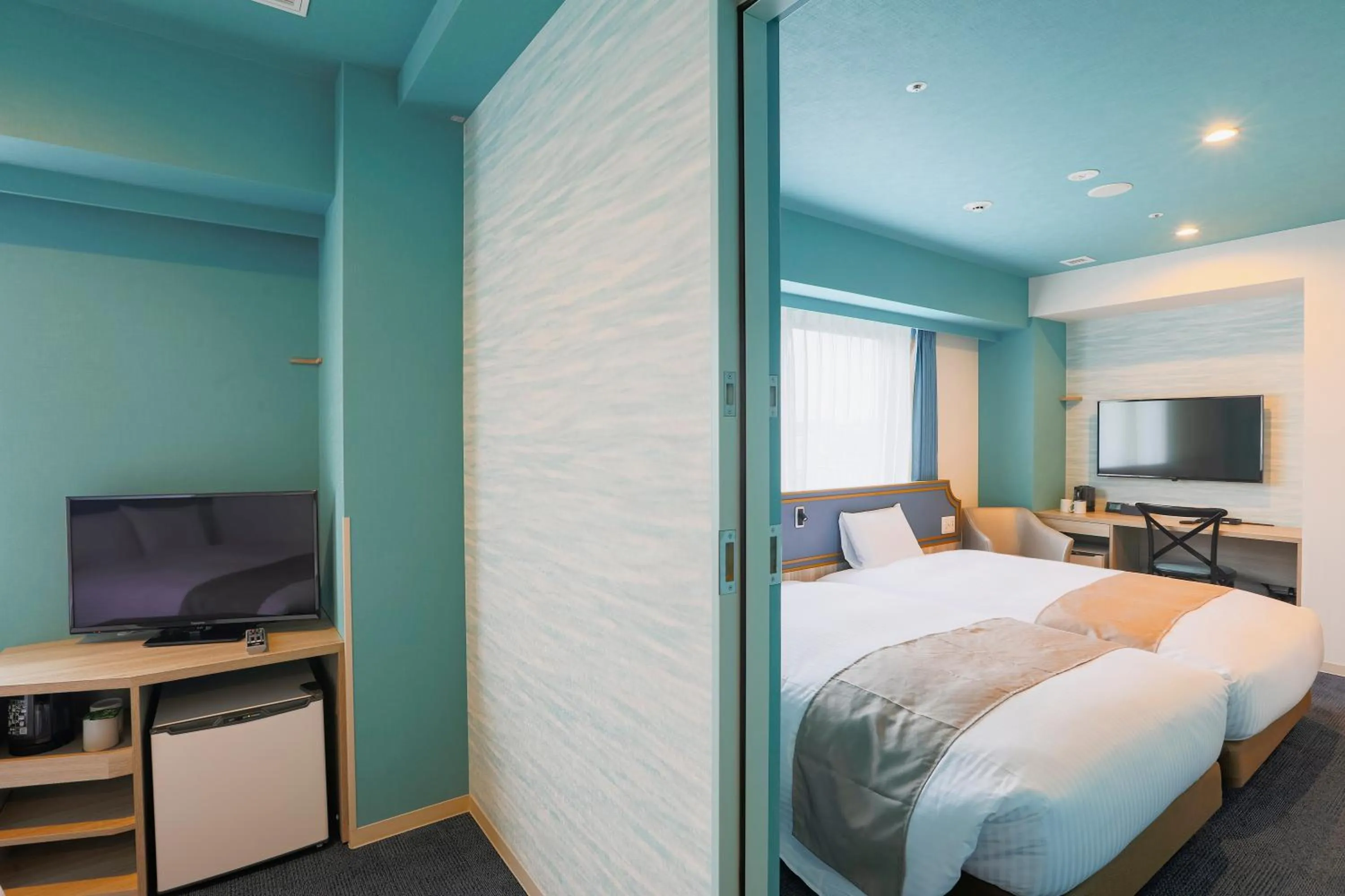 Bed in Hotel Wing International Select Kumamoto