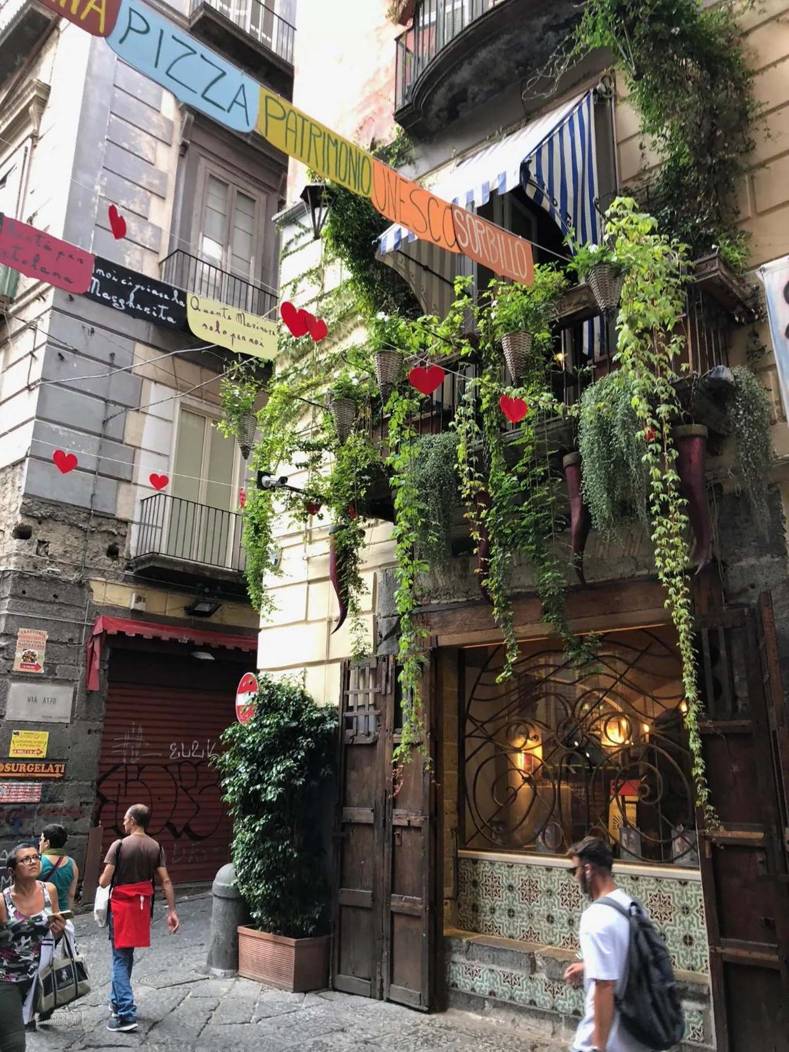 Nearby landmark in Piazza Carità