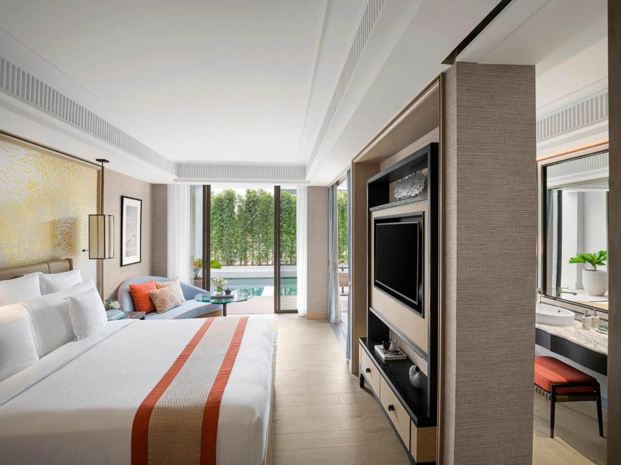 Photo of the whole room, Bed in InterContinental Phuket Resort by IHG