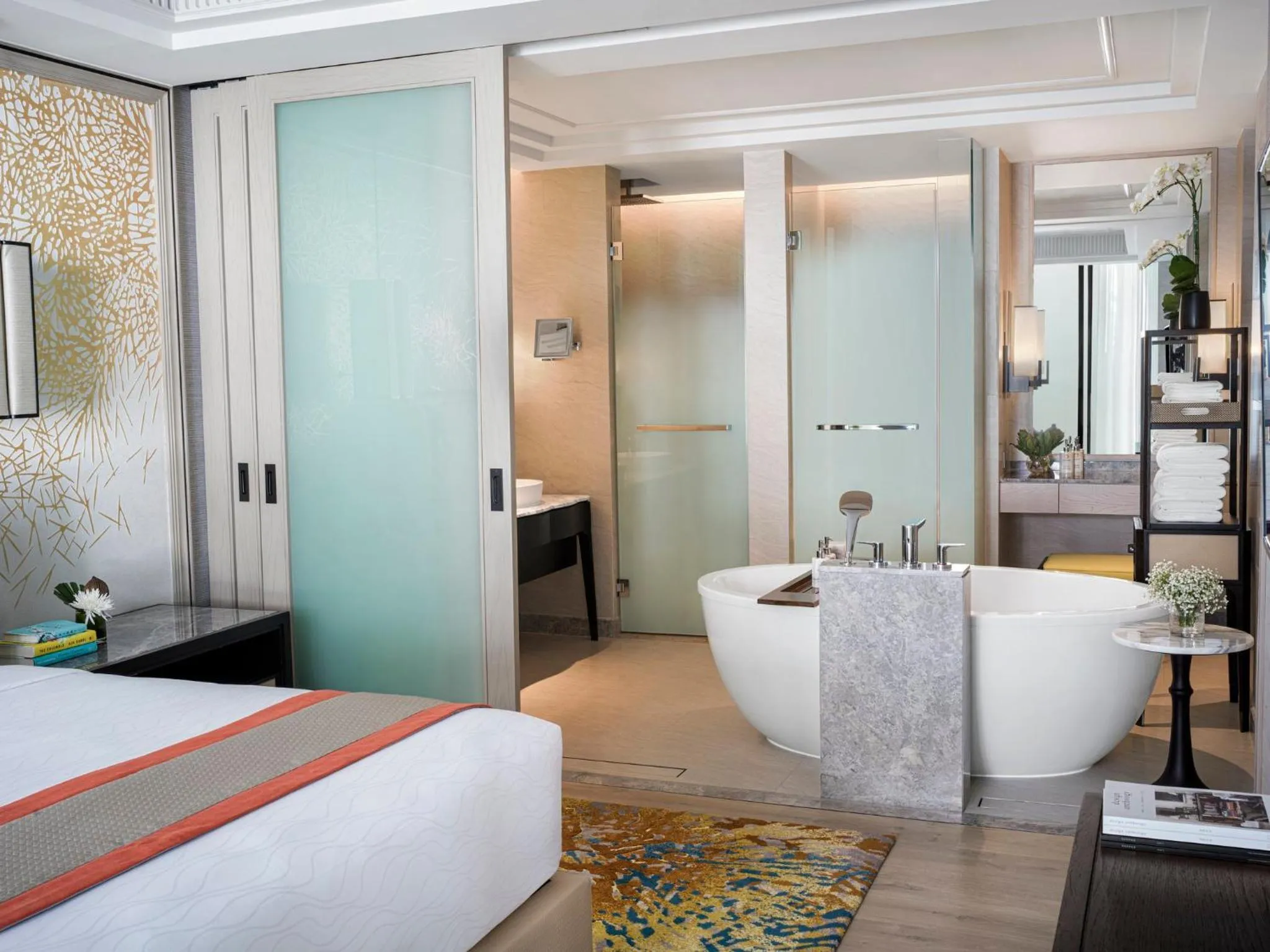 Bathroom, Bed in InterContinental Phuket Resort by IHG