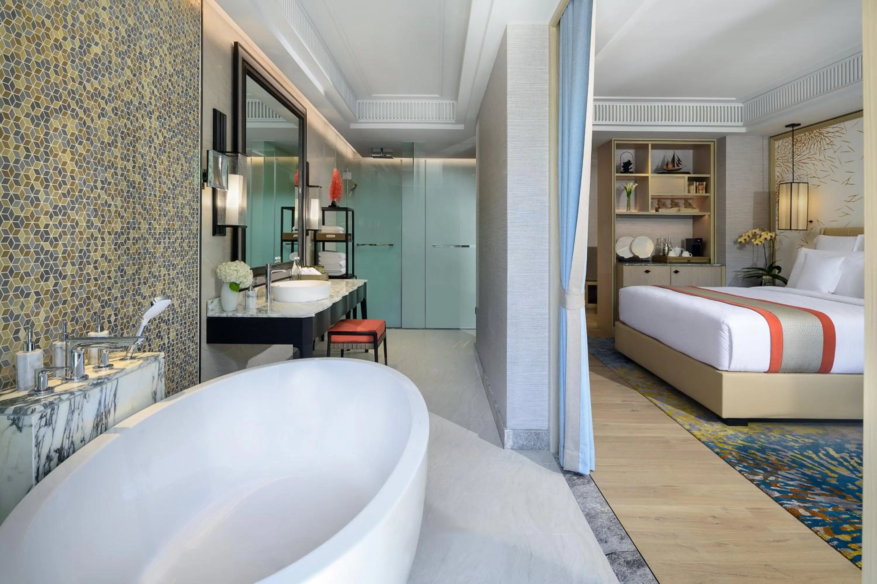 Bathroom, Bed in InterContinental Phuket Resort by IHG