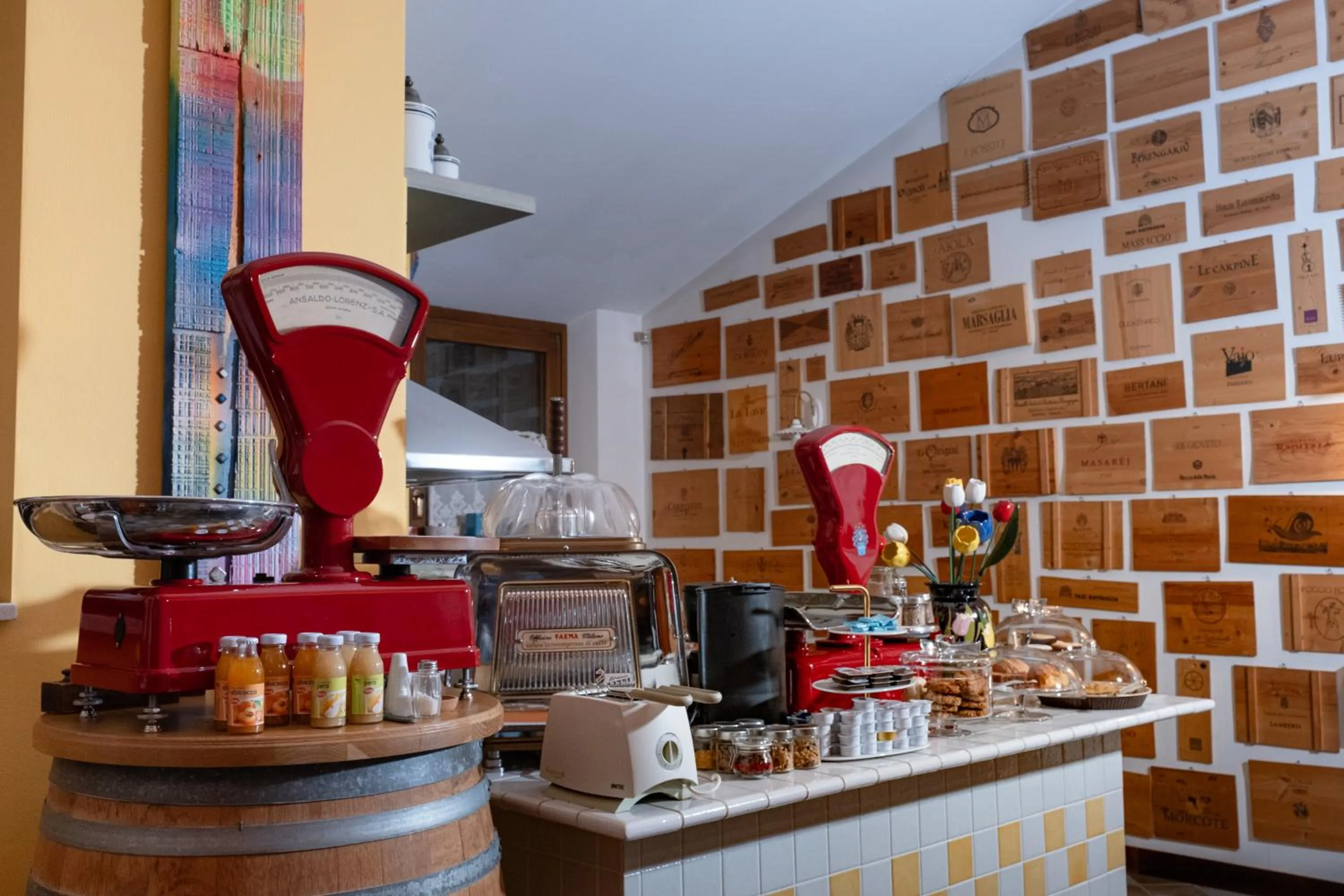 Food and drinks in Rosa Tea B&B