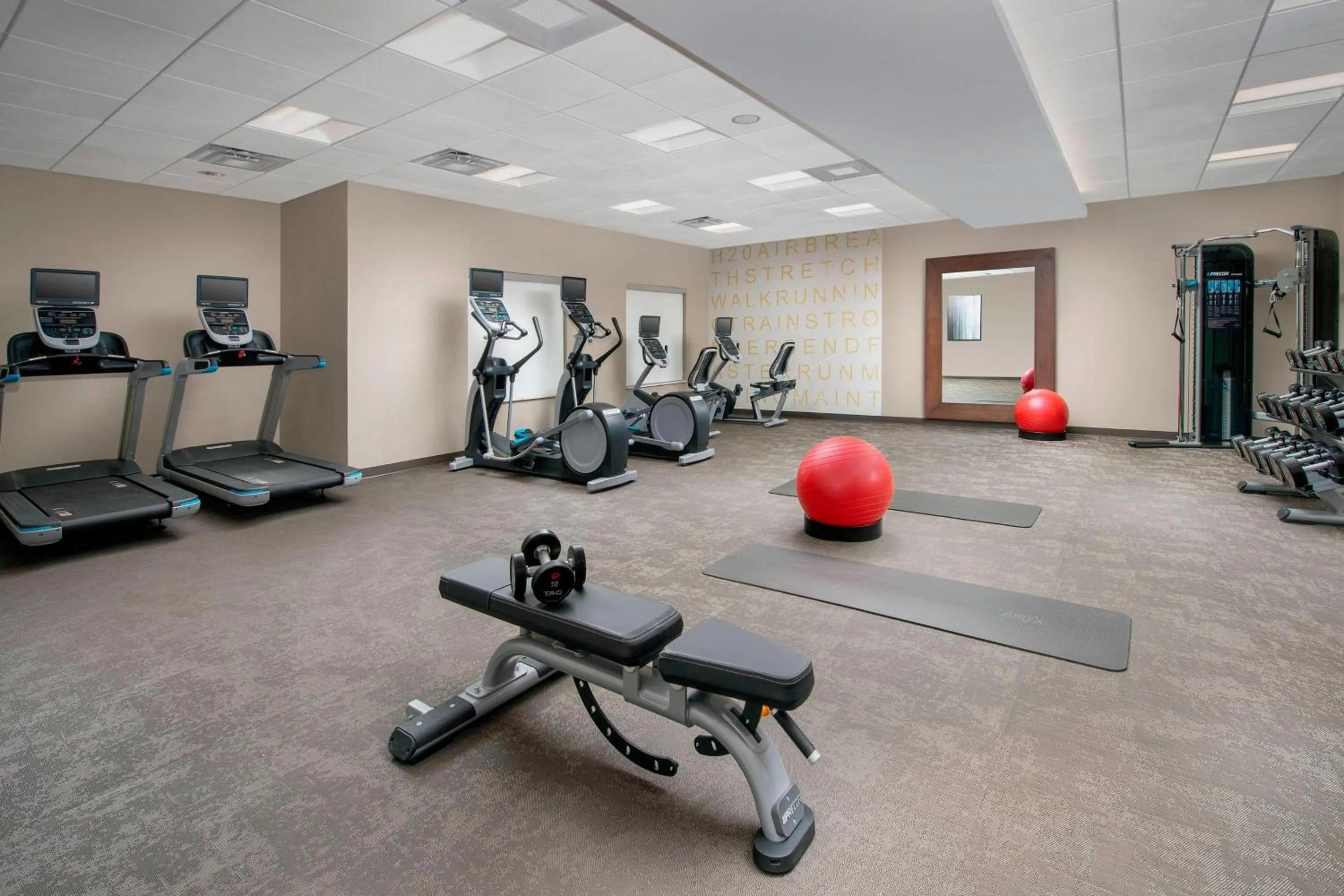 Fitness centre/facilities in Residence Inn by Marriott Lubbock Southwest