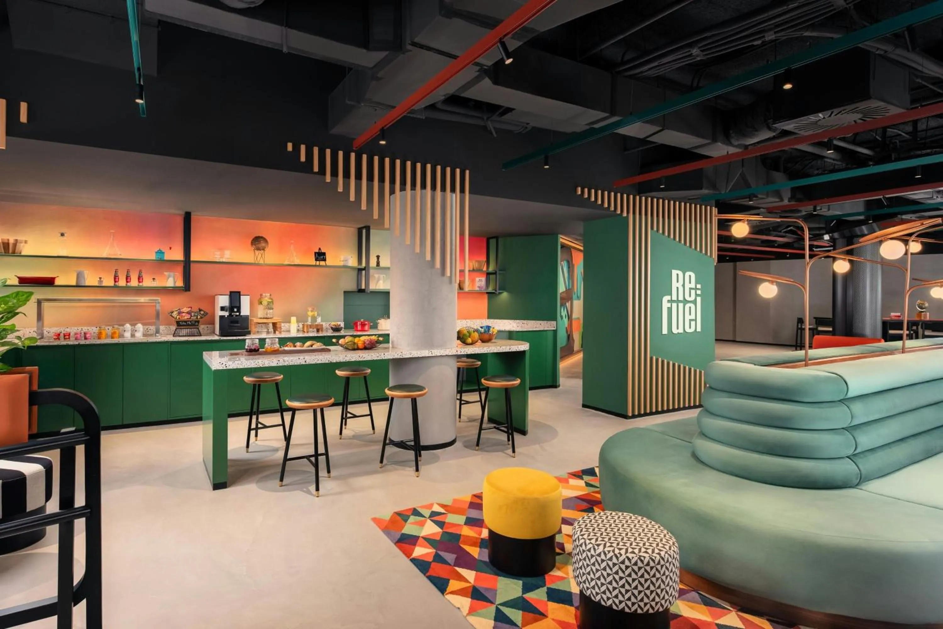 Breakfast in Aloft Madrid Gran Via