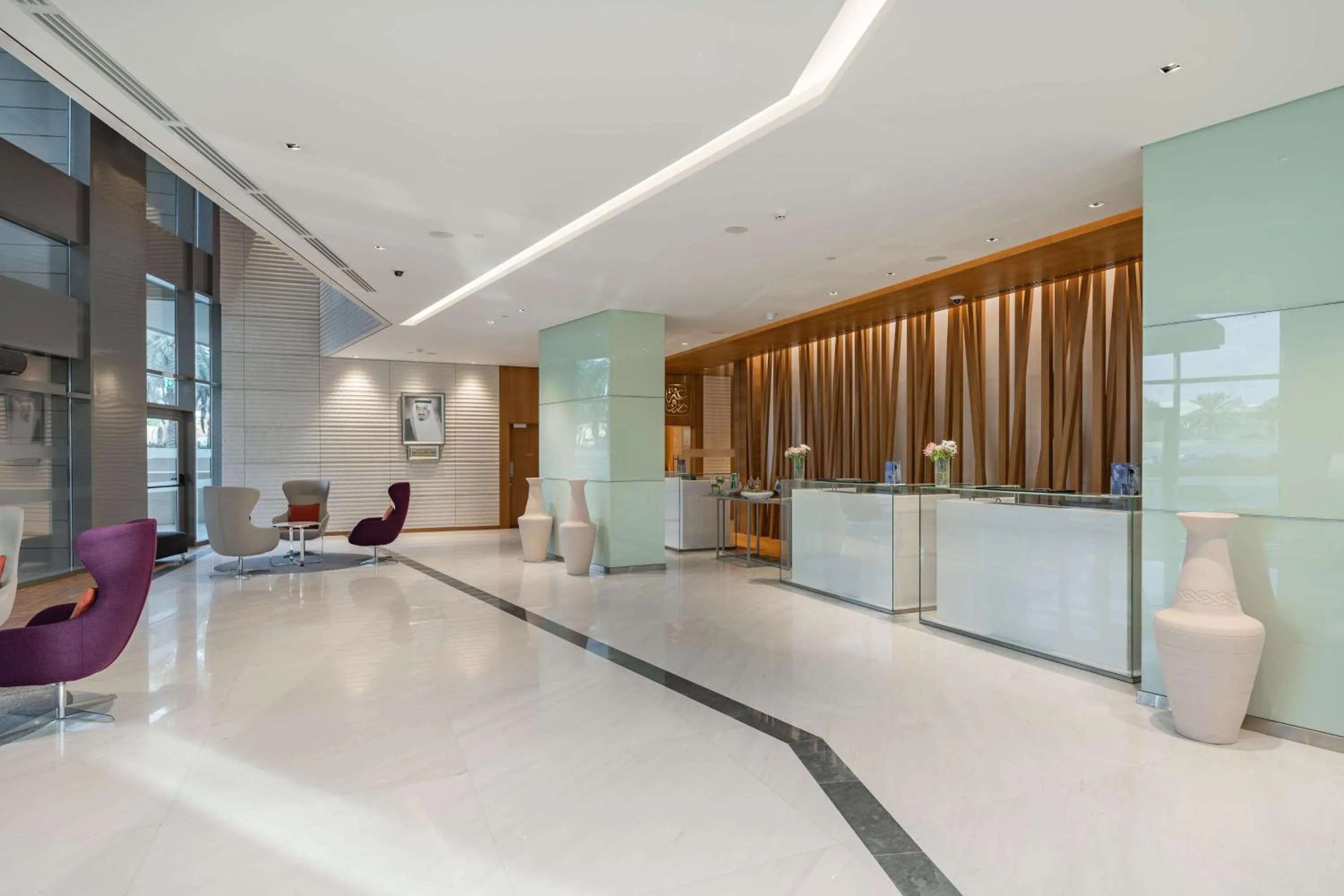 Lobby or reception in Radisson Blu Hotel & Residence, Riyadh Diplomatic Quarter