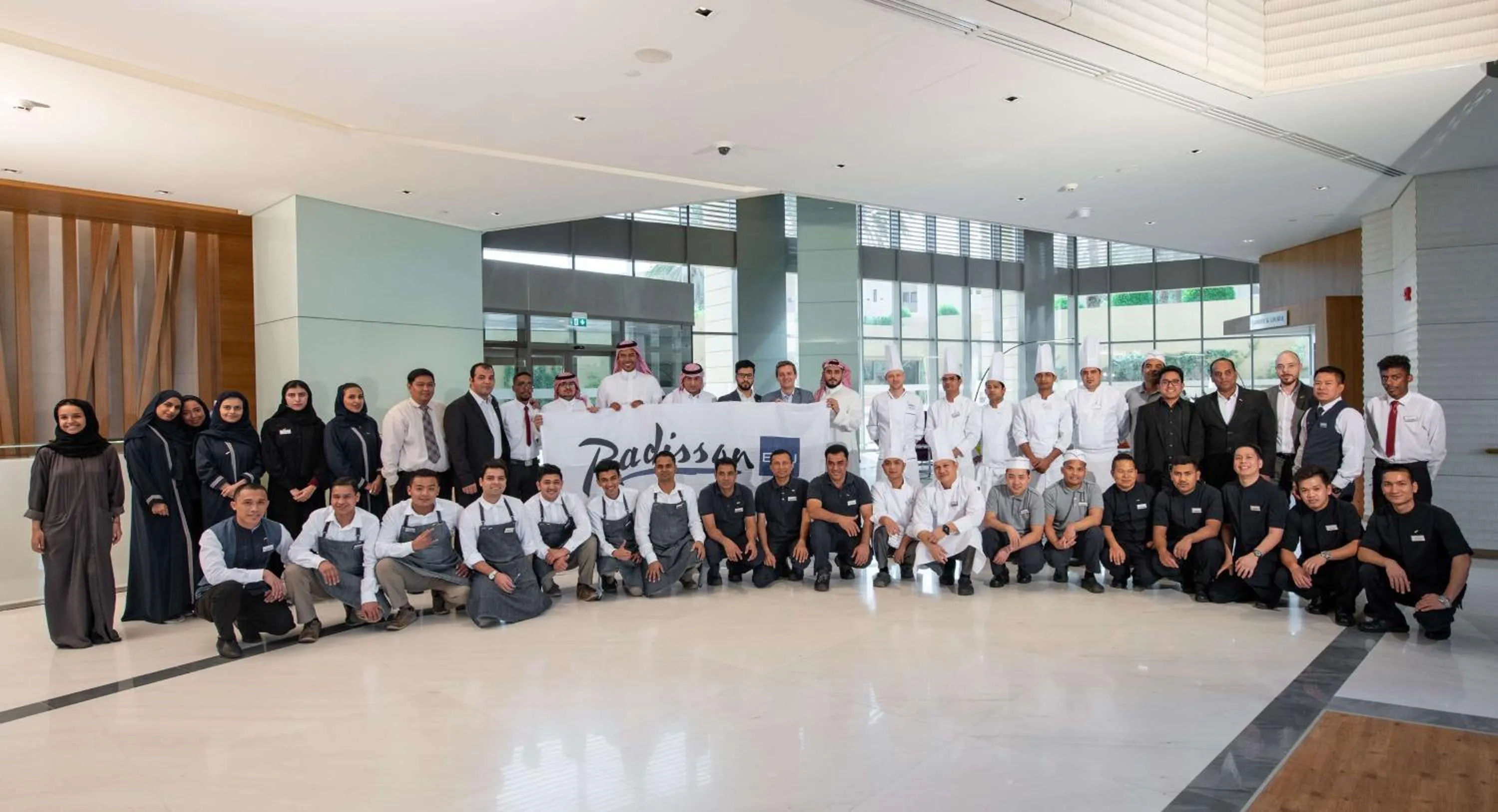 Staff in Radisson Blu Hotel & Residence, Riyadh Diplomatic Quarter