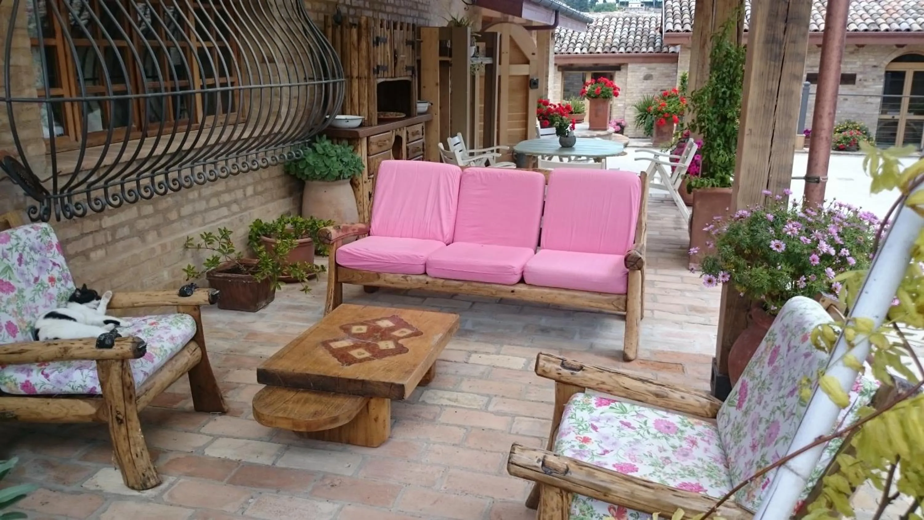 Patio in B&B Il Cavallino
