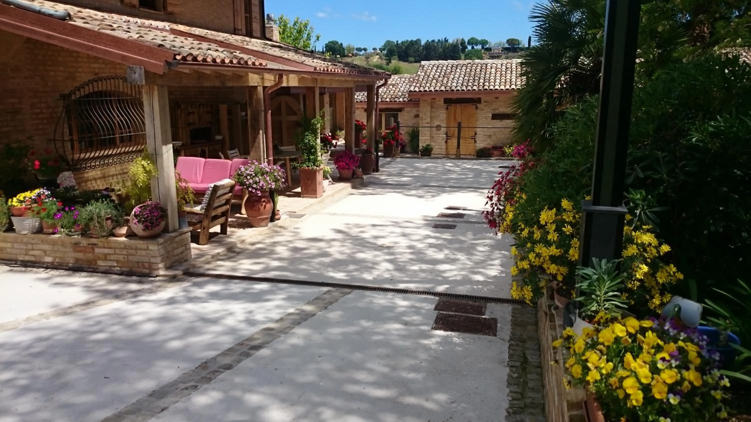 Patio in B&B Il Cavallino