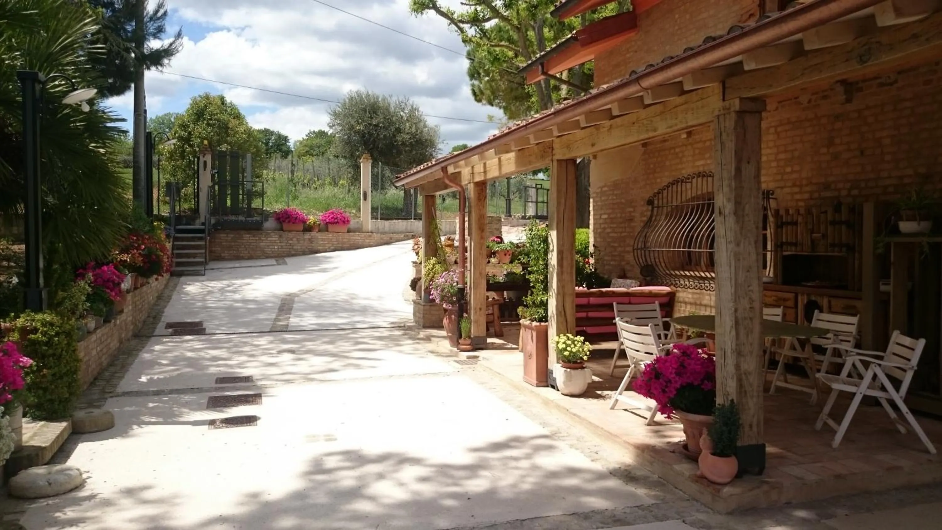 Patio in B&B Il Cavallino