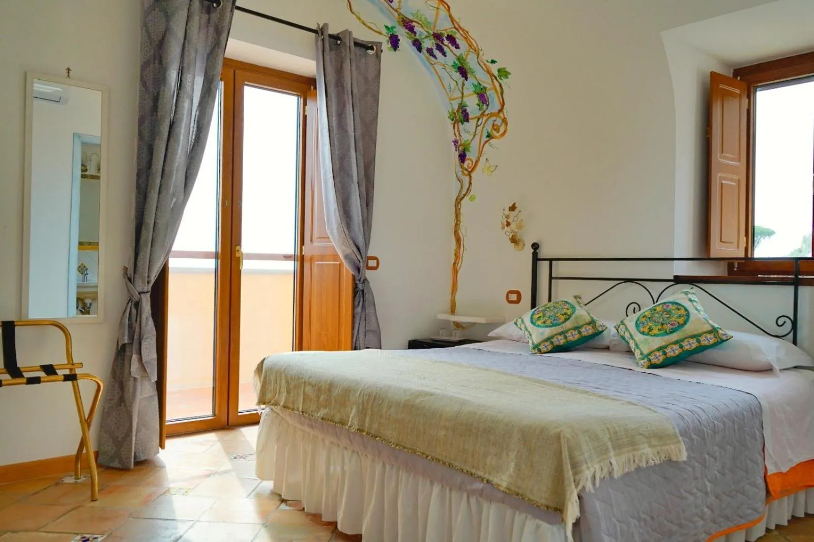 Bed in San Giacomo Relais