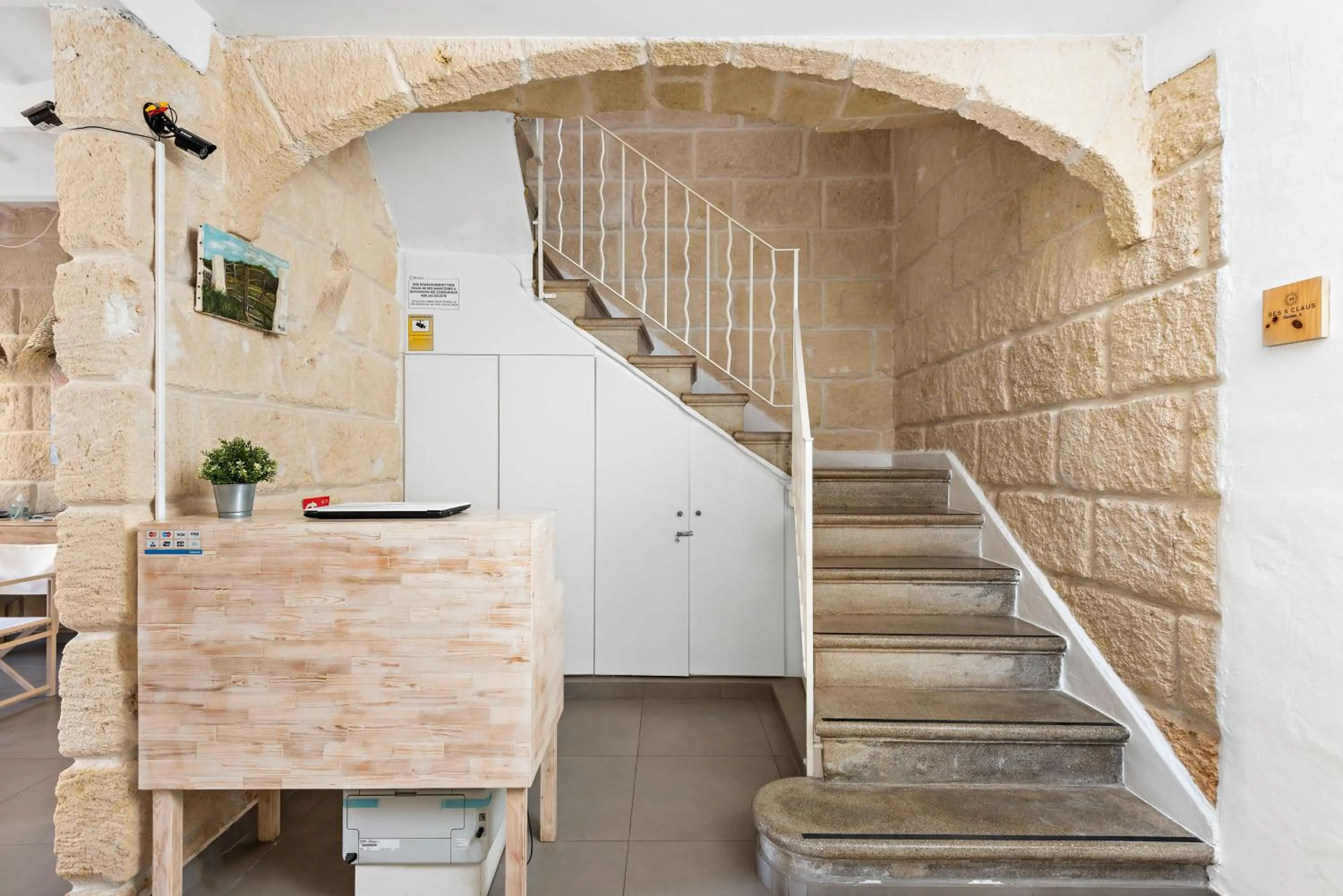 Seating area in Hotel Boutique Ses 5 Claus