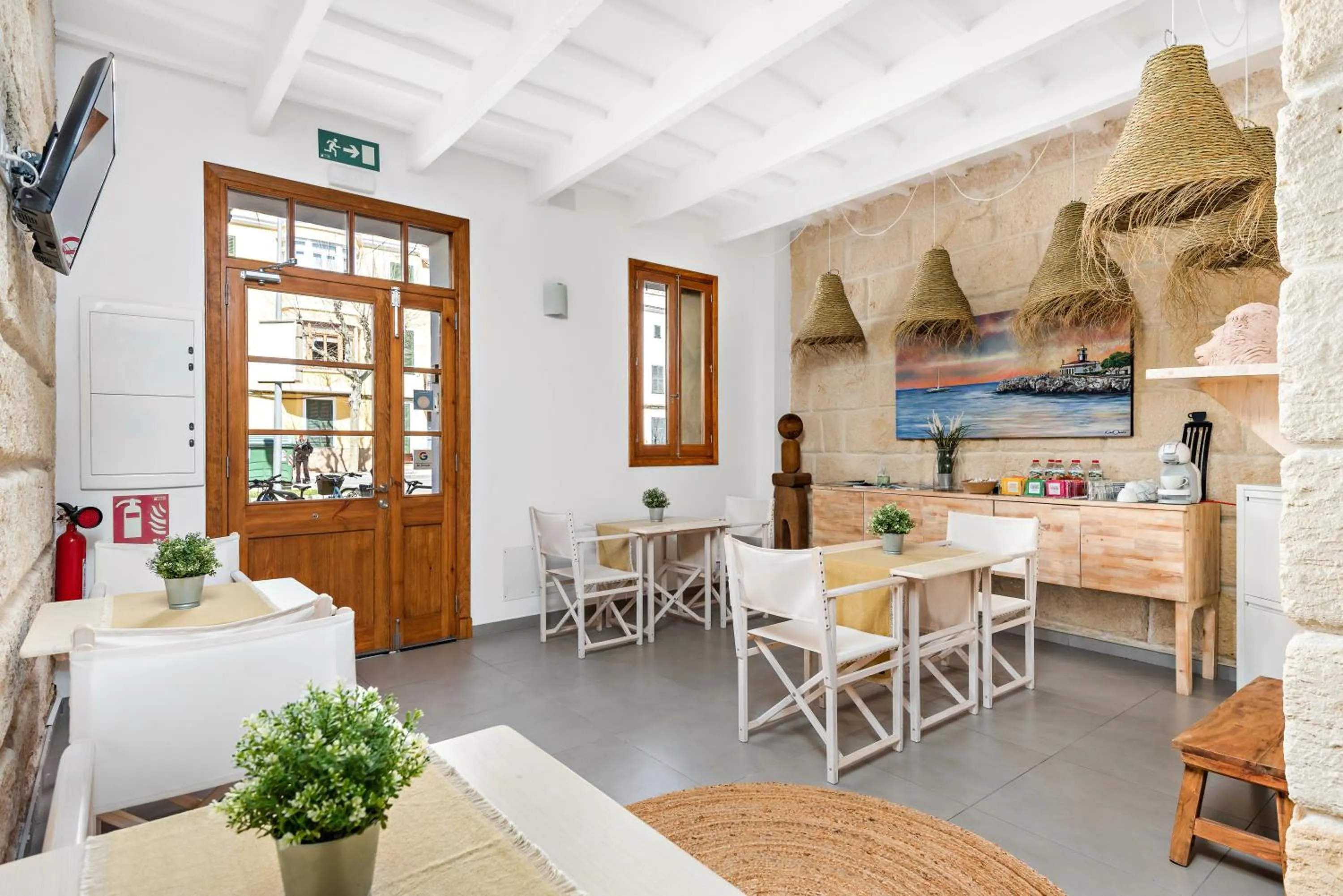 Seating area in Hotel Boutique Ses 5 Claus