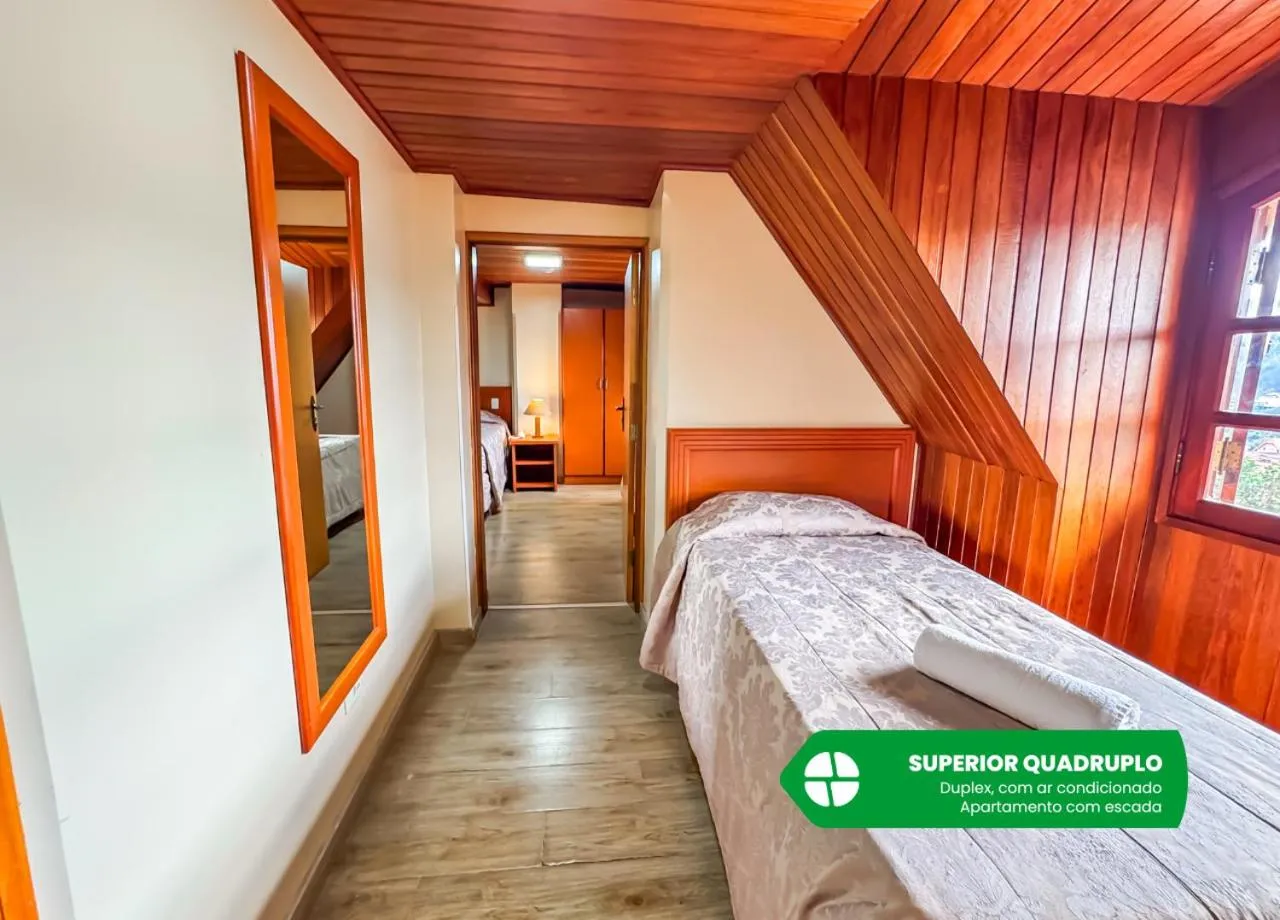 Bedroom, Bed in Hotel Nacional Inn Campos do Jordão