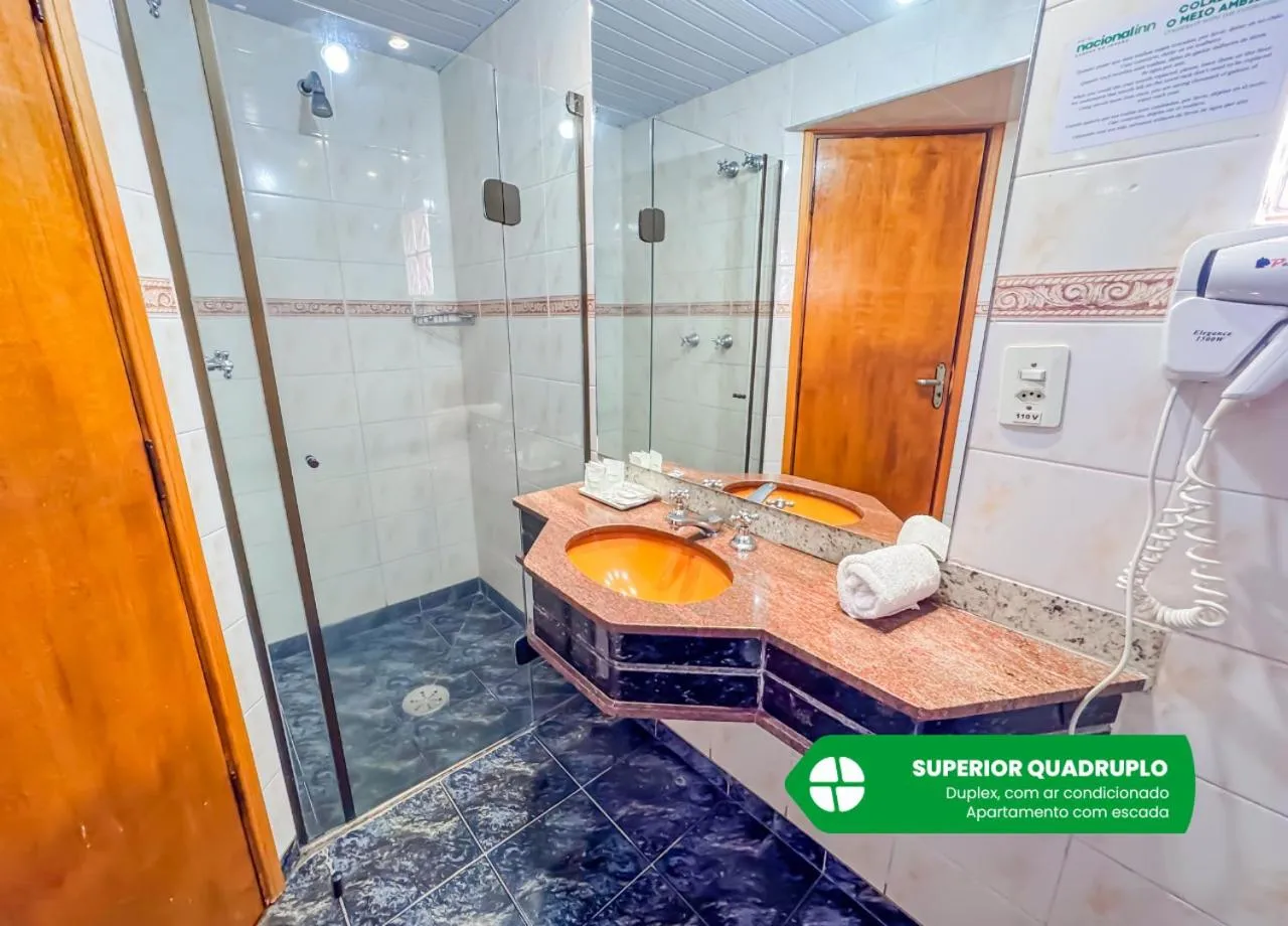 Bathroom in Hotel Nacional Inn Campos do Jordão