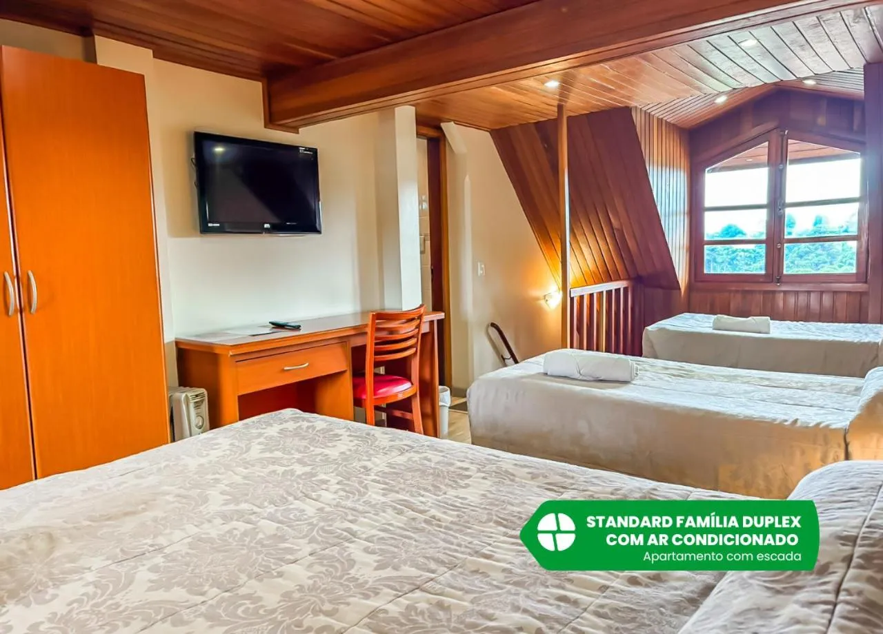 Bedroom, Bed in Hotel Nacional Inn Campos do Jordão