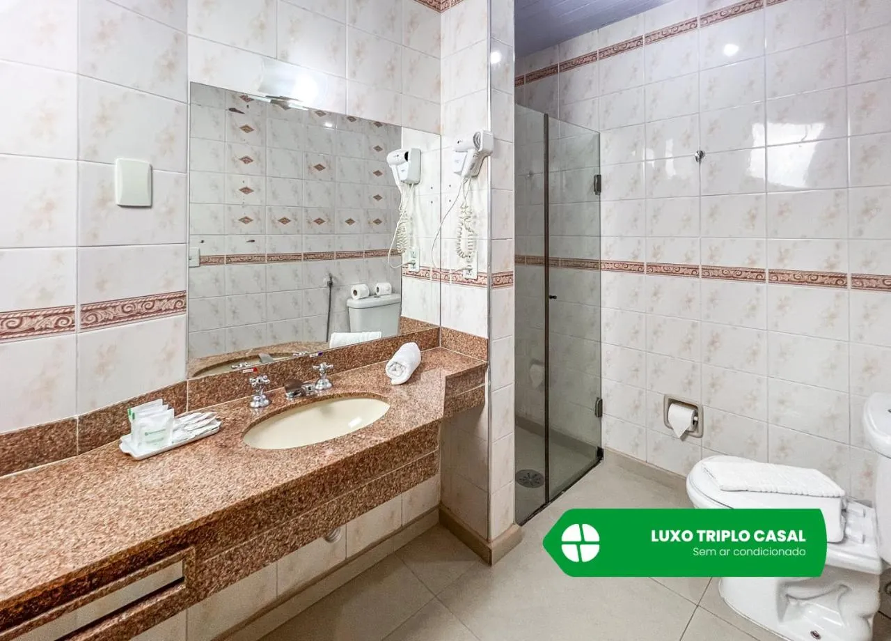 Bathroom in Hotel Nacional Inn Campos do Jordão