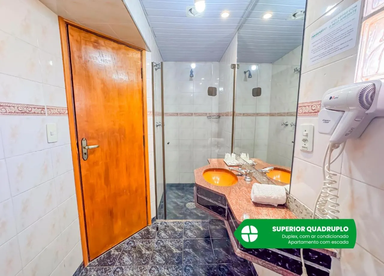 Bathroom in Hotel Nacional Inn Campos do Jordão