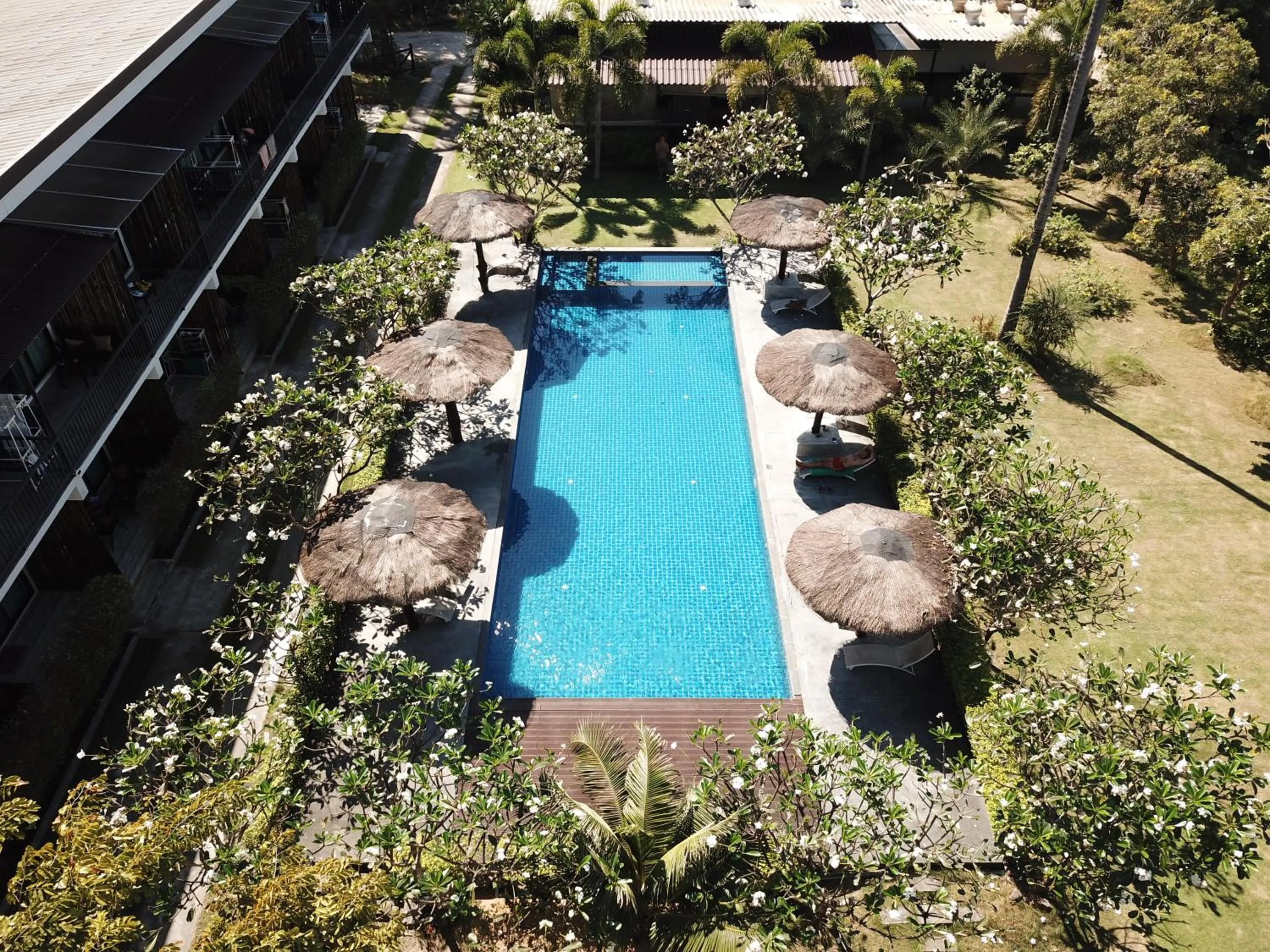 Pool view in The Nidhra Boutique Resort