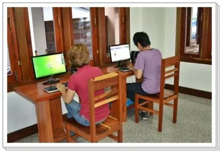 Seating area in Riverfront Hotel Mukdahan