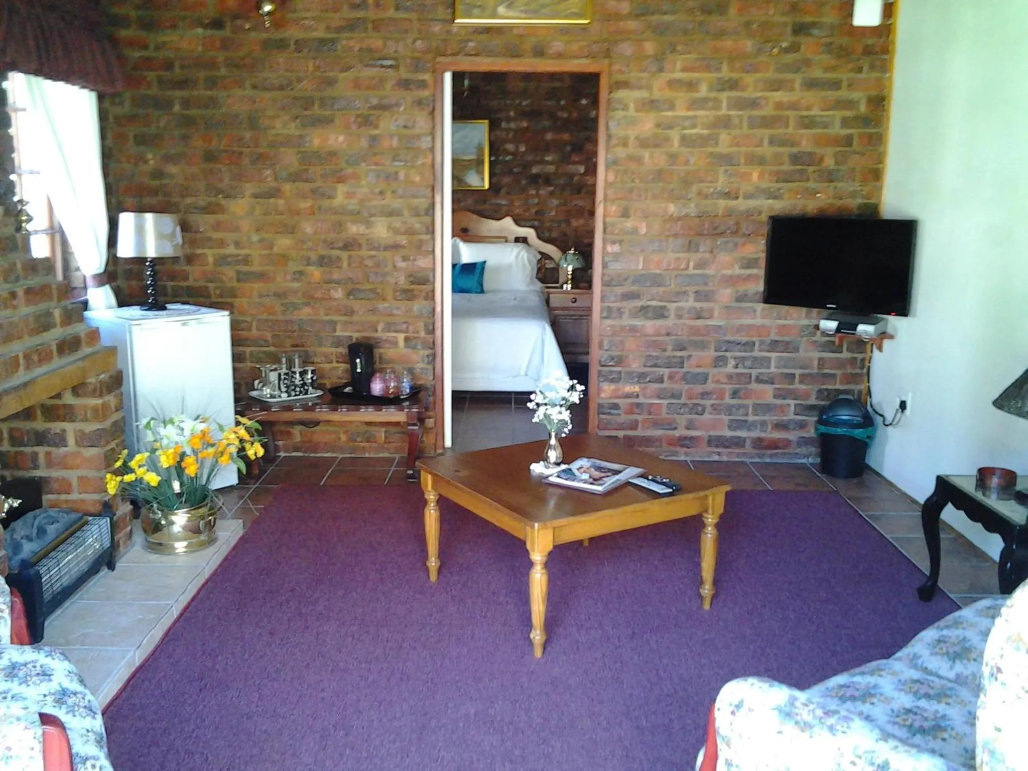 Decorative detail, Bed in Swallows Nest Country Cottages