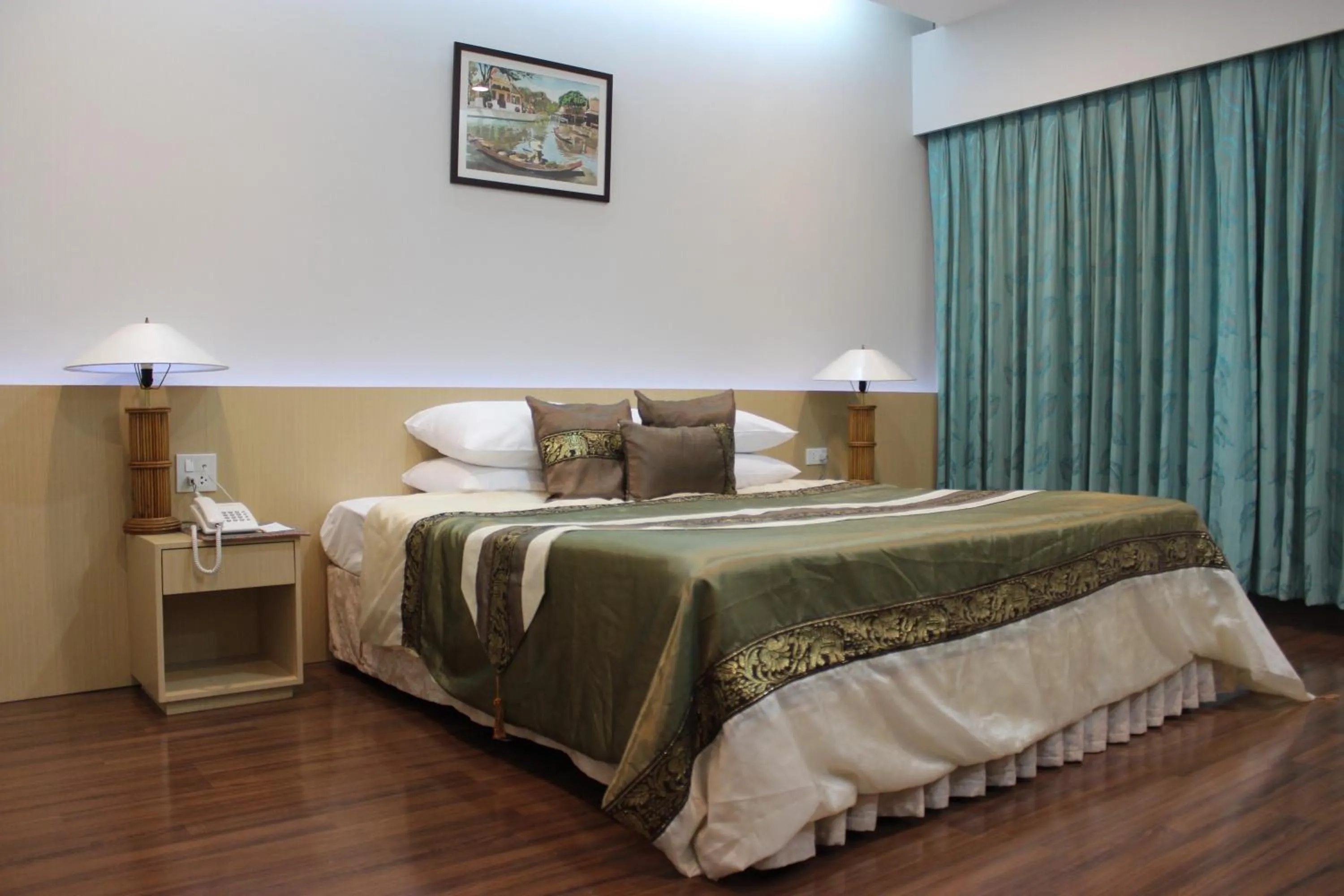 Bed in Charoen Hotel