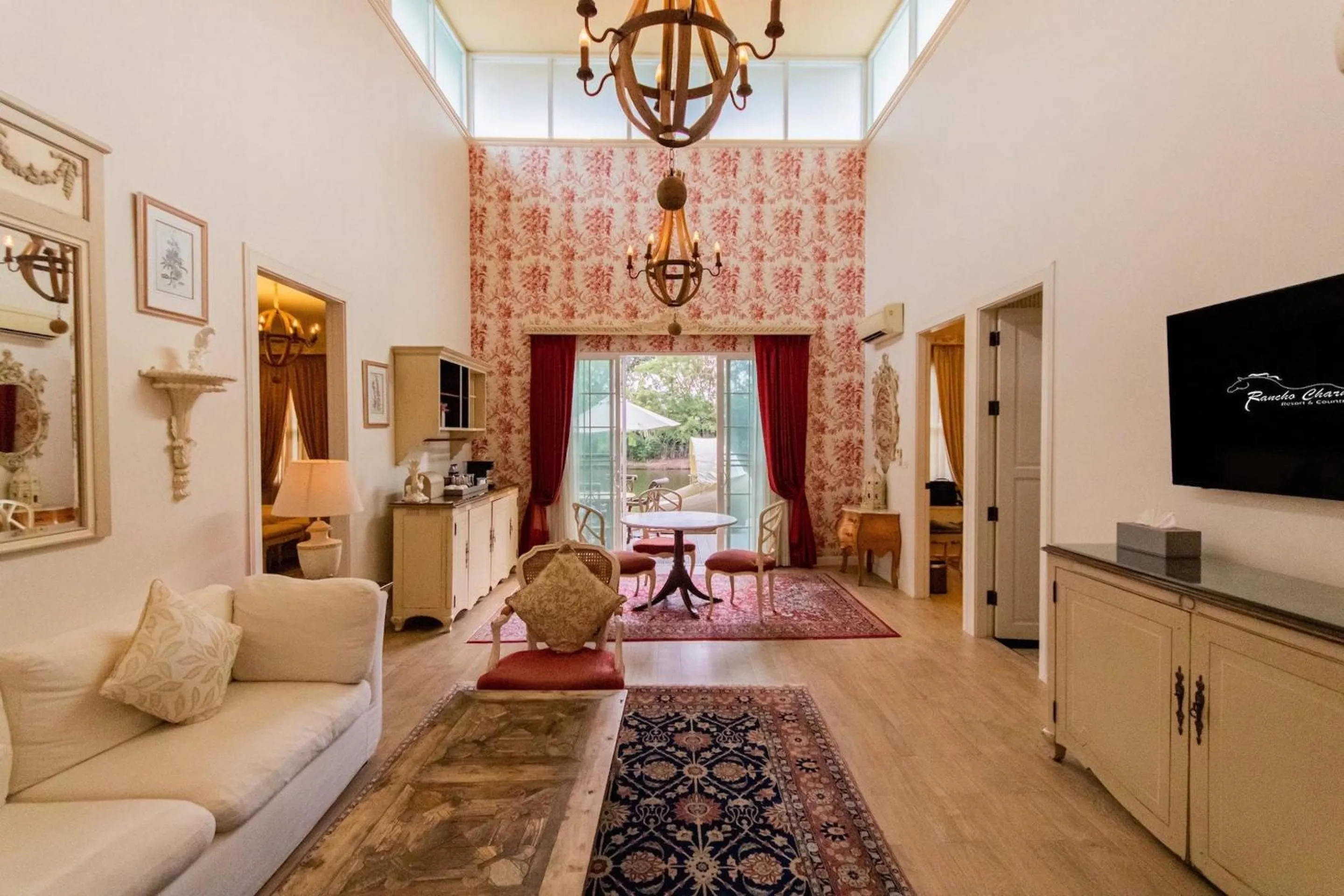 Living room in Rancho Charnvee Resort & Country Club Khaoyai