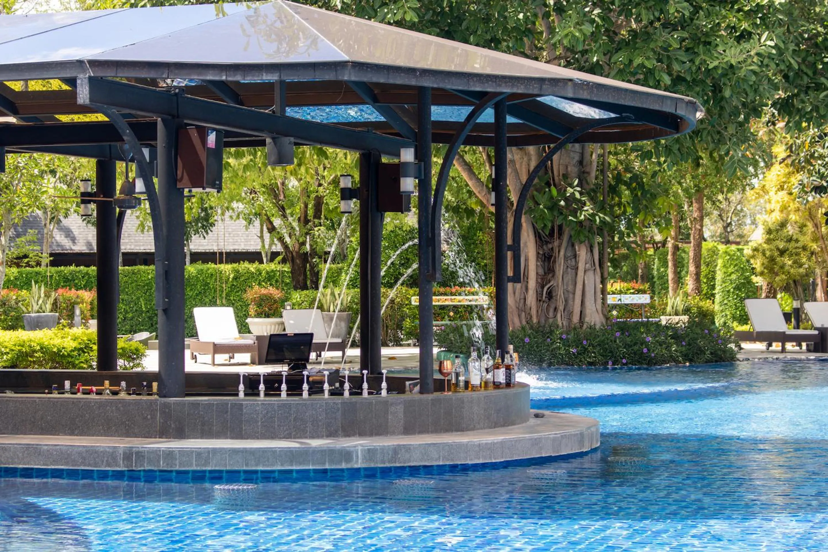 Swimming pool in Rancho Charnvee Resort & Country Club Khaoyai