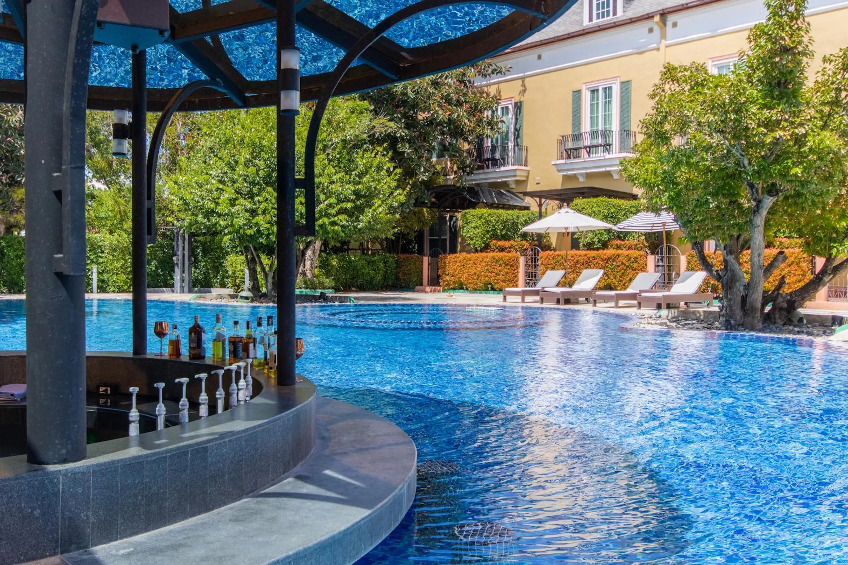 Swimming pool in Rancho Charnvee Resort & Country Club Khaoyai