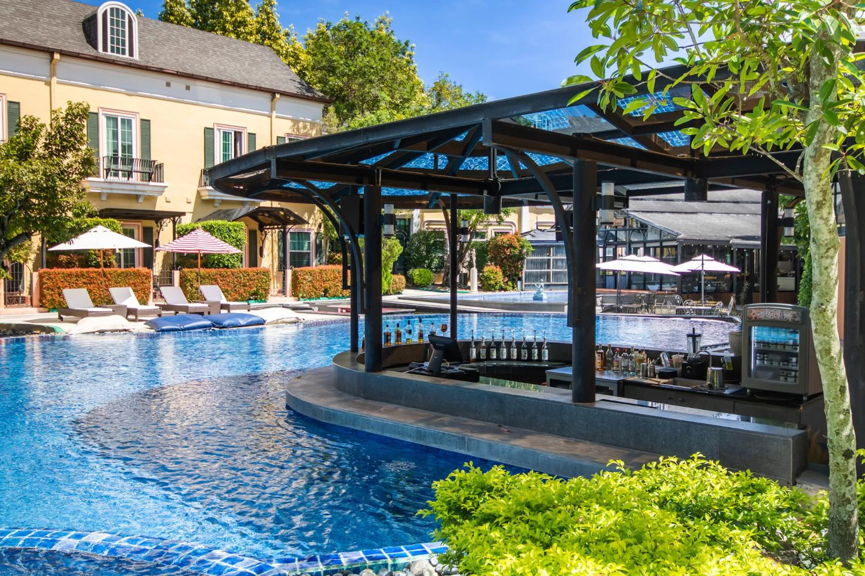 Swimming pool in Rancho Charnvee Resort & Country Club Khaoyai