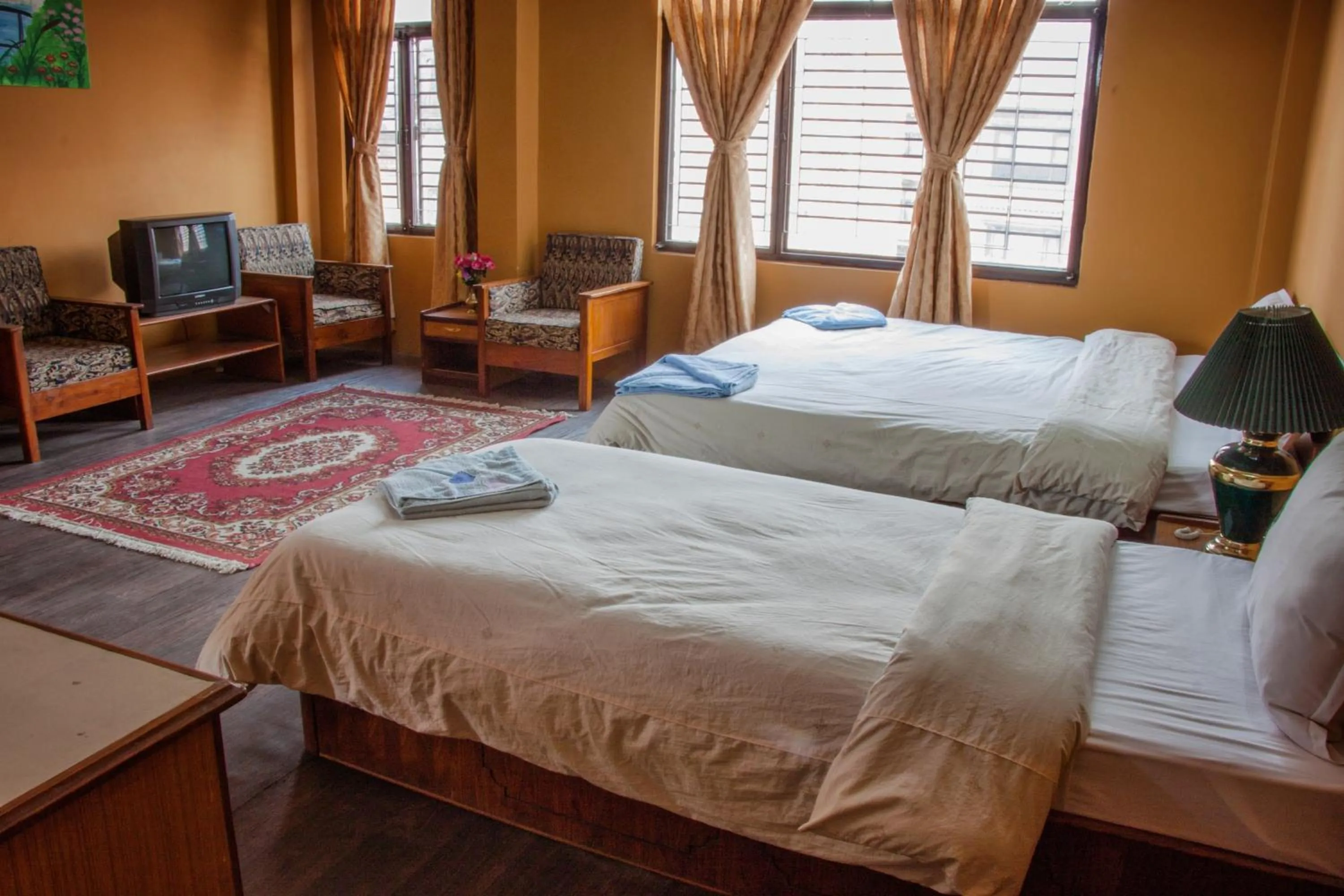 Bed in Hotel Metropolitan Kantipur