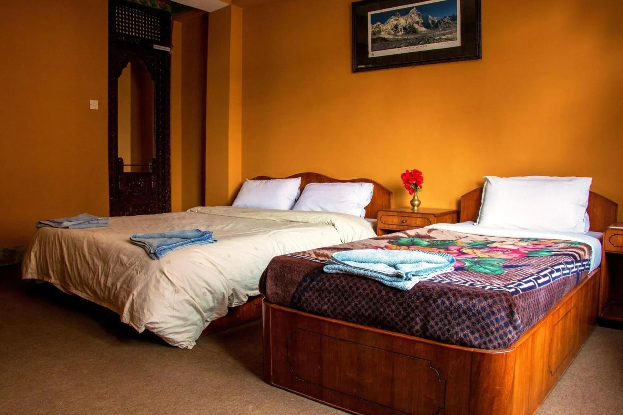 Bed in Hotel Metropolitan Kantipur