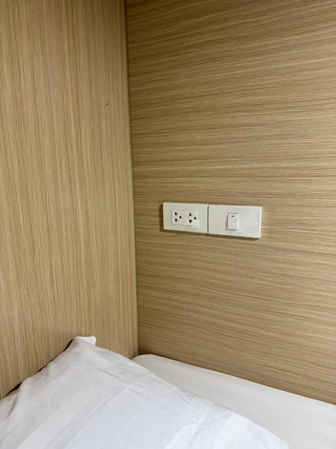 Bed in Rin Beach Resort