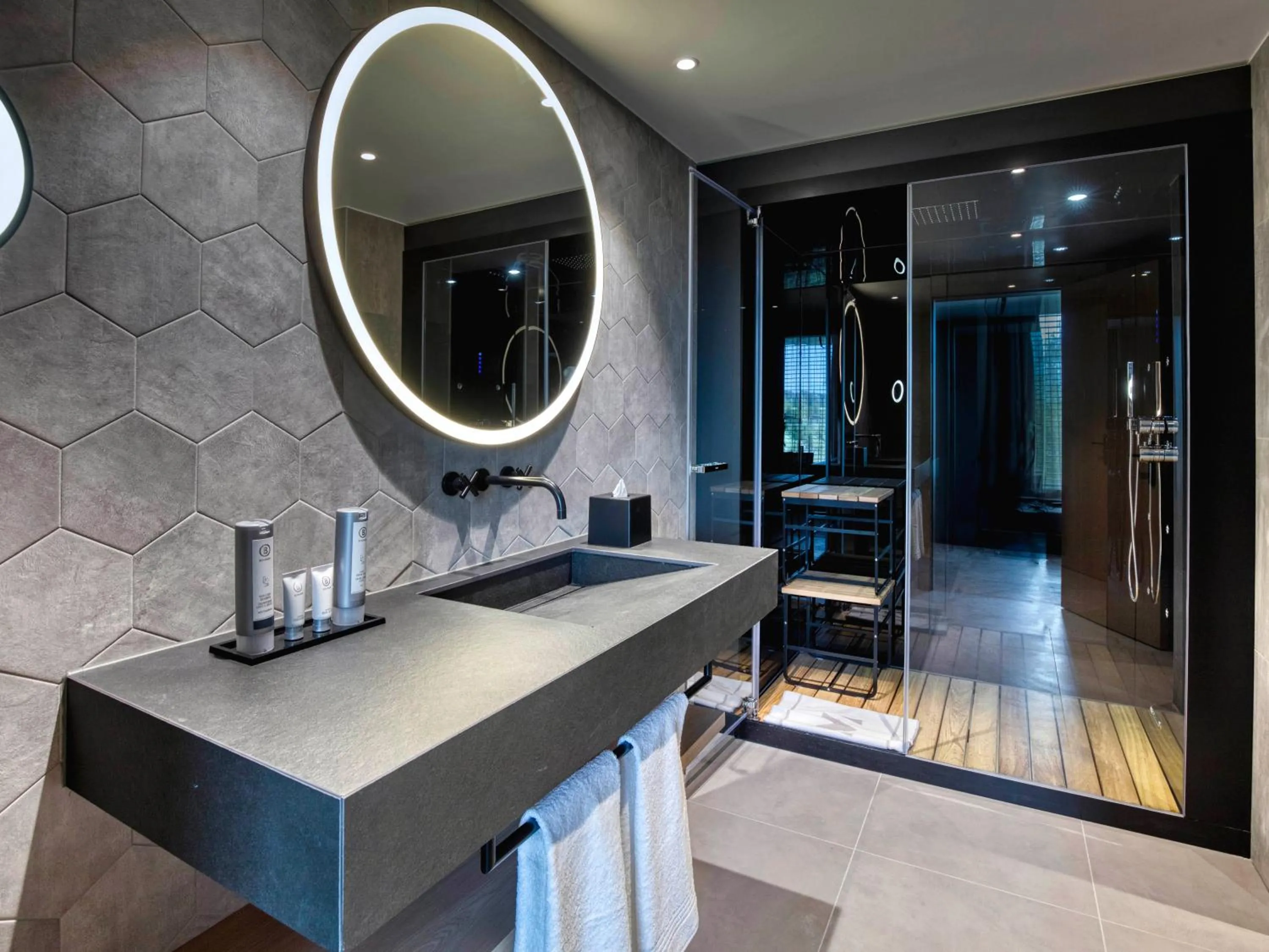 Bathroom in Hotel Meilenstein