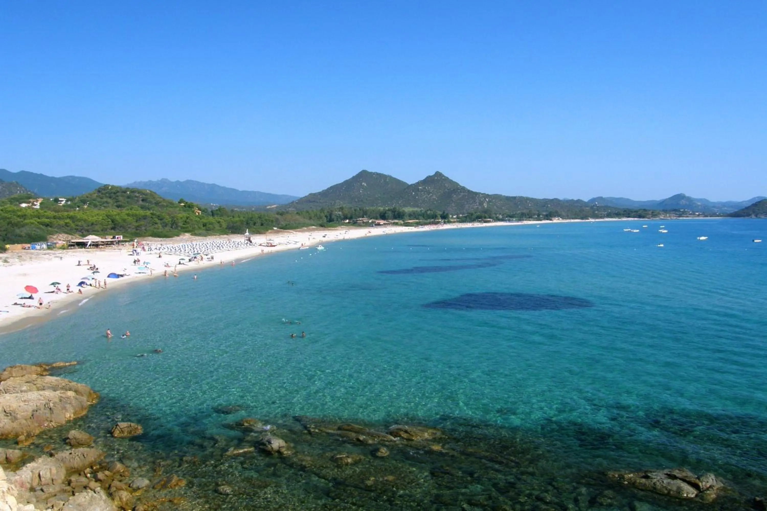 Beach in S'Incantu Resort