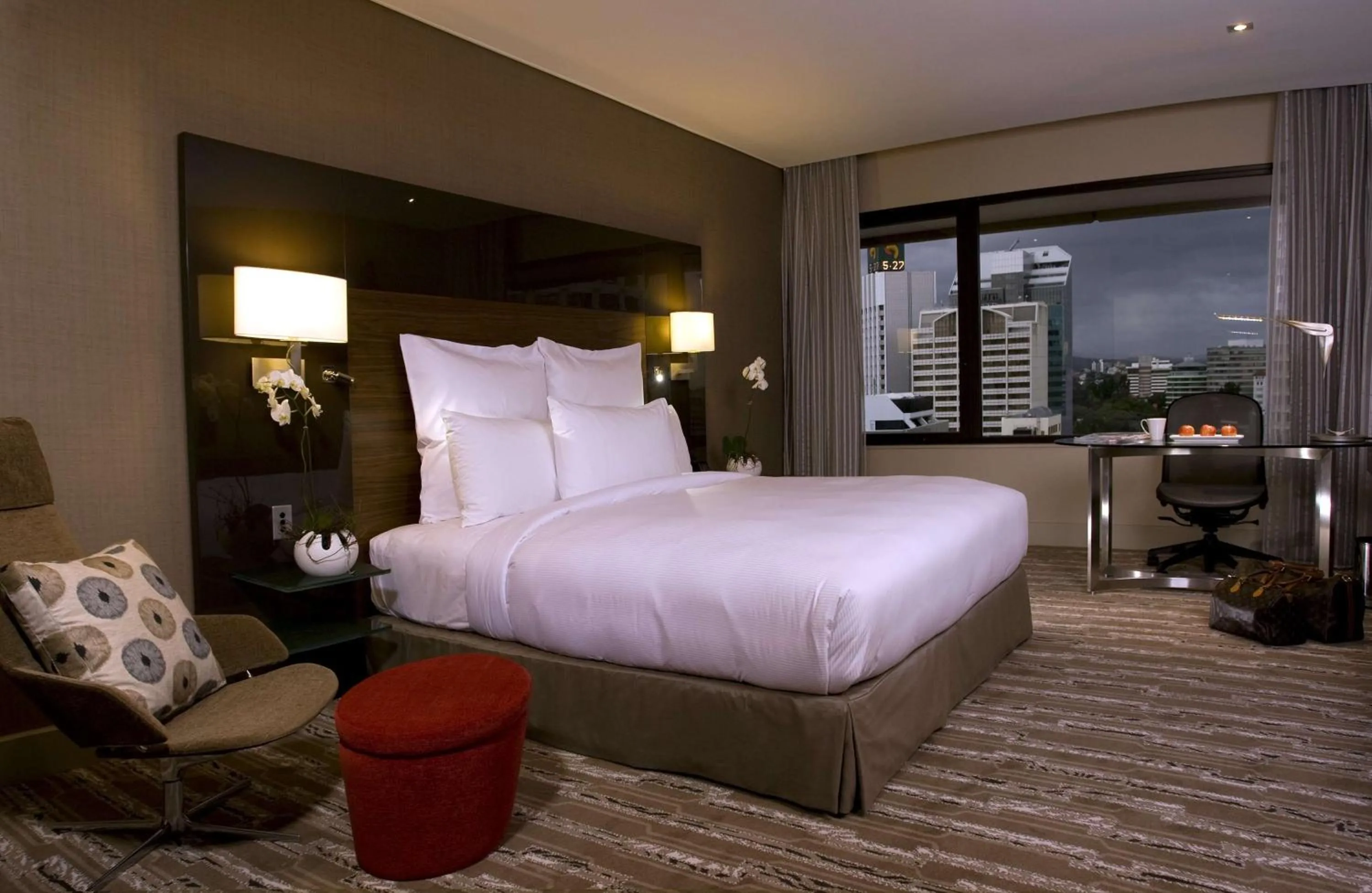 Bed in Hilton Brisbane