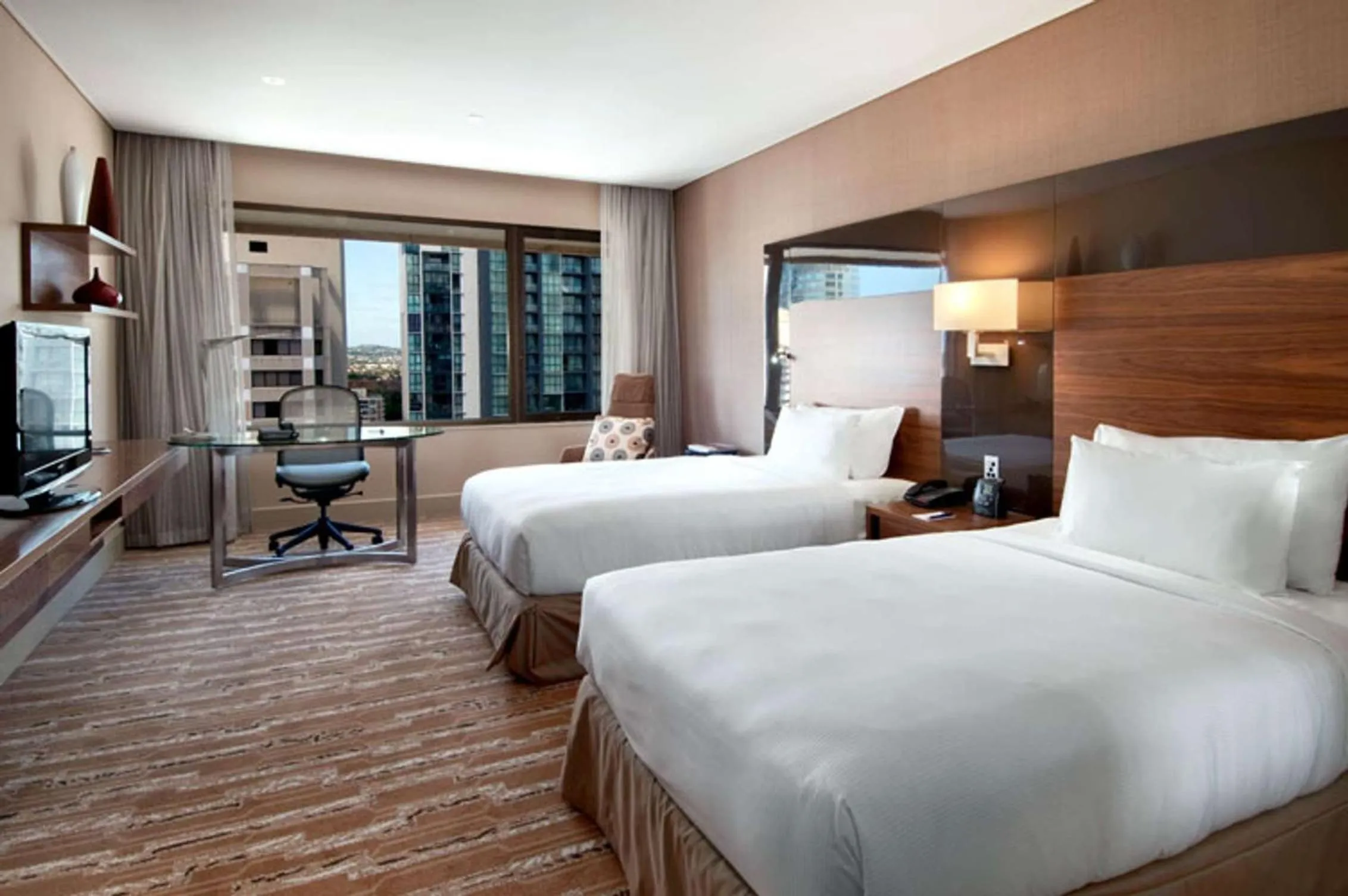 Bed in Hilton Brisbane