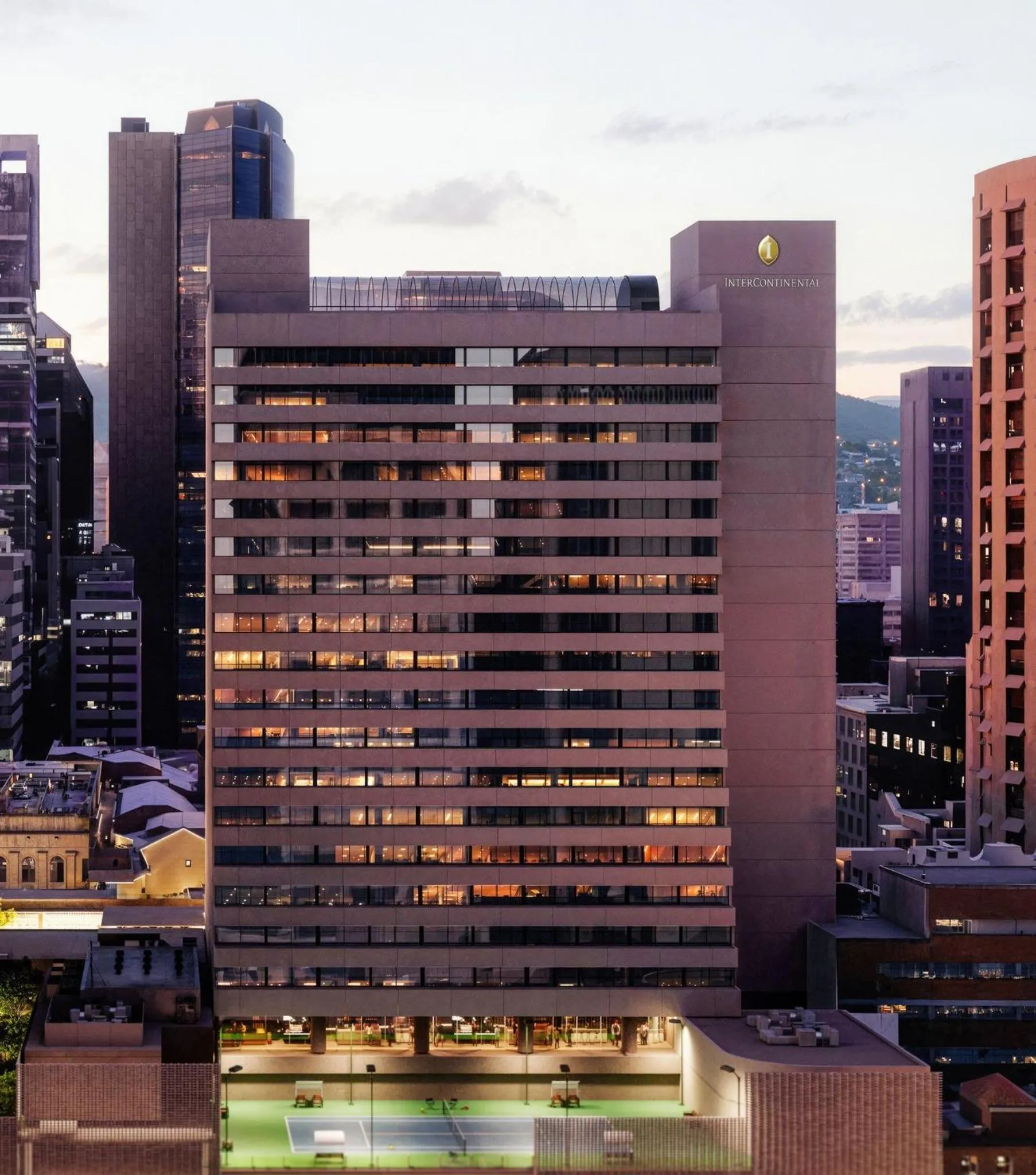Property building in InterContinental Brisbane by IHG