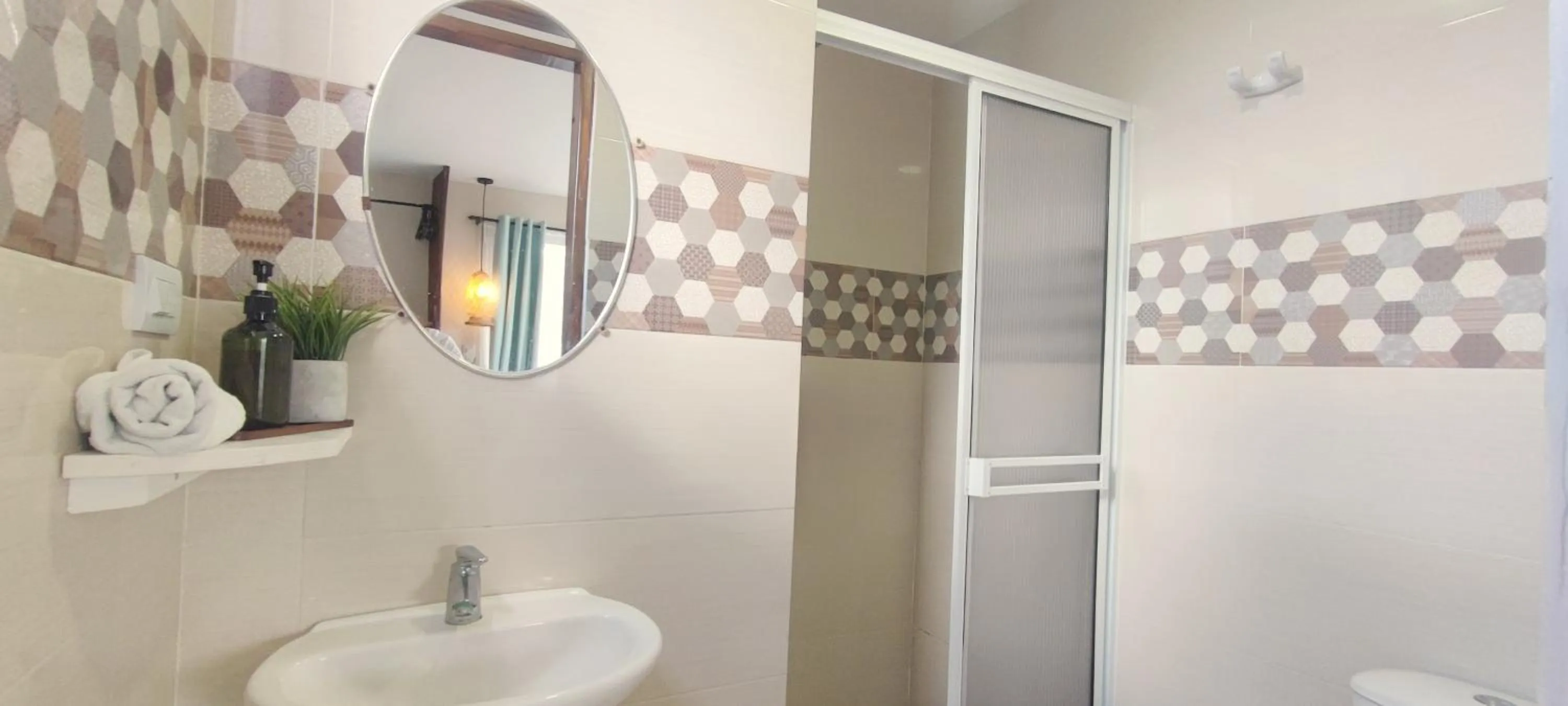 Shower in Cabañas Green Yard