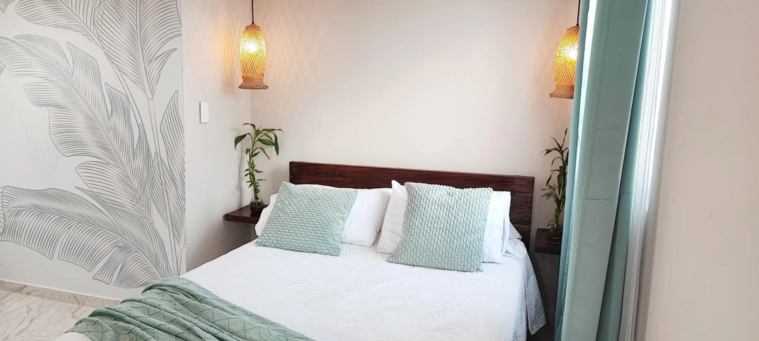 Bed in Cabañas Green Yard