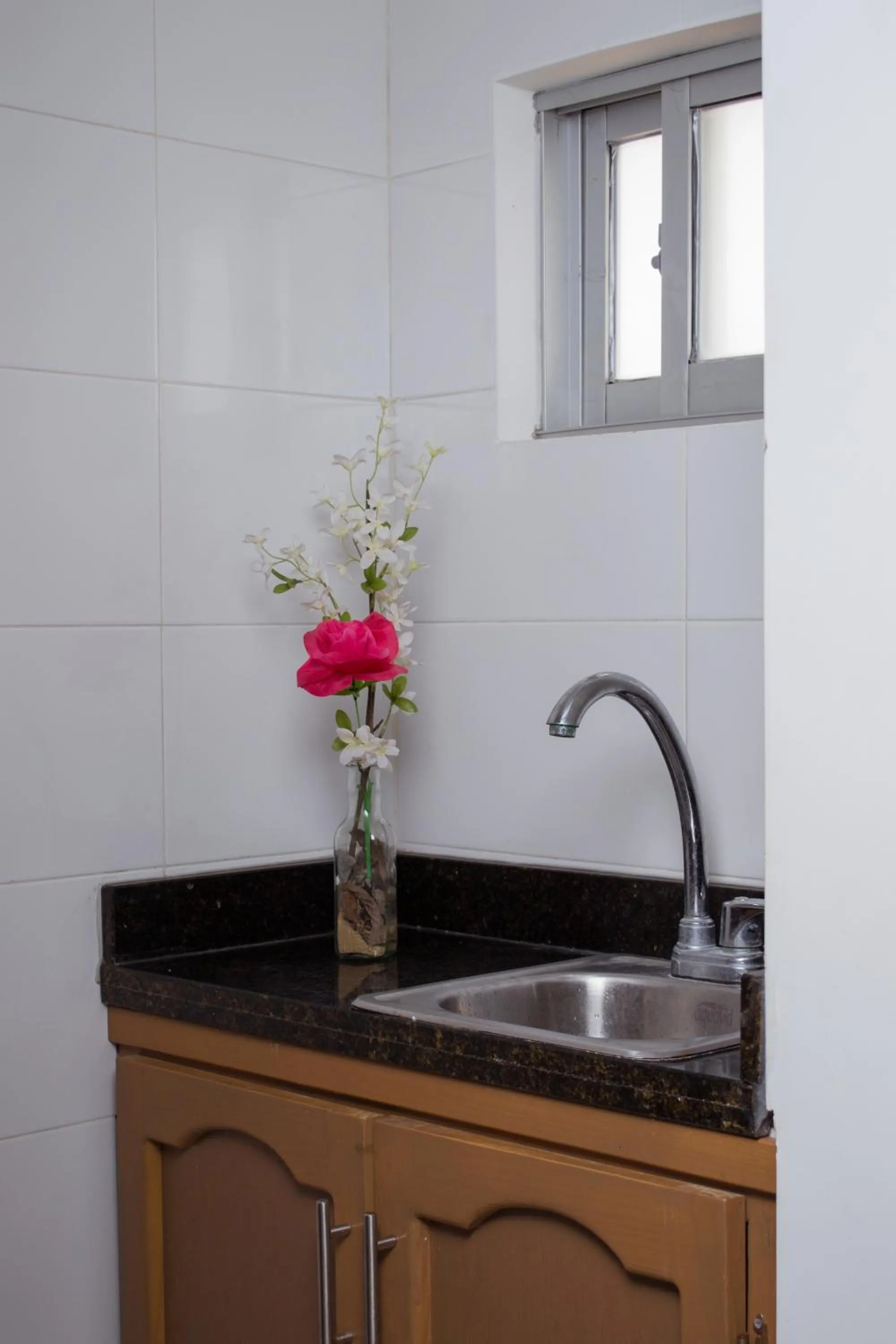 Kitchen or kitchenette in Cabañas Green Yard