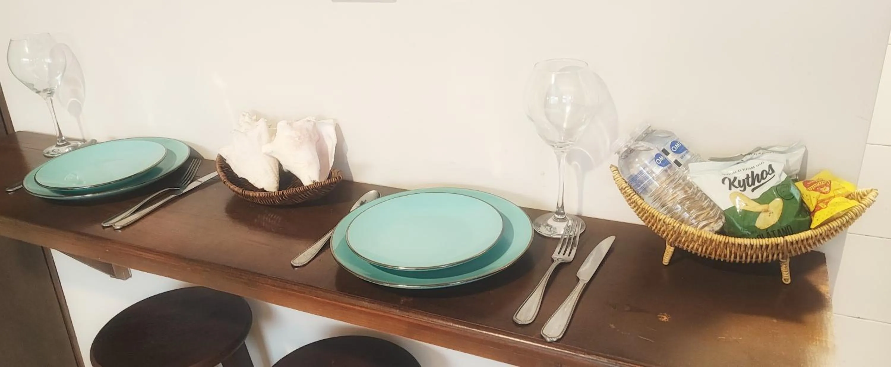 Dining area in Cabañas Green Yard