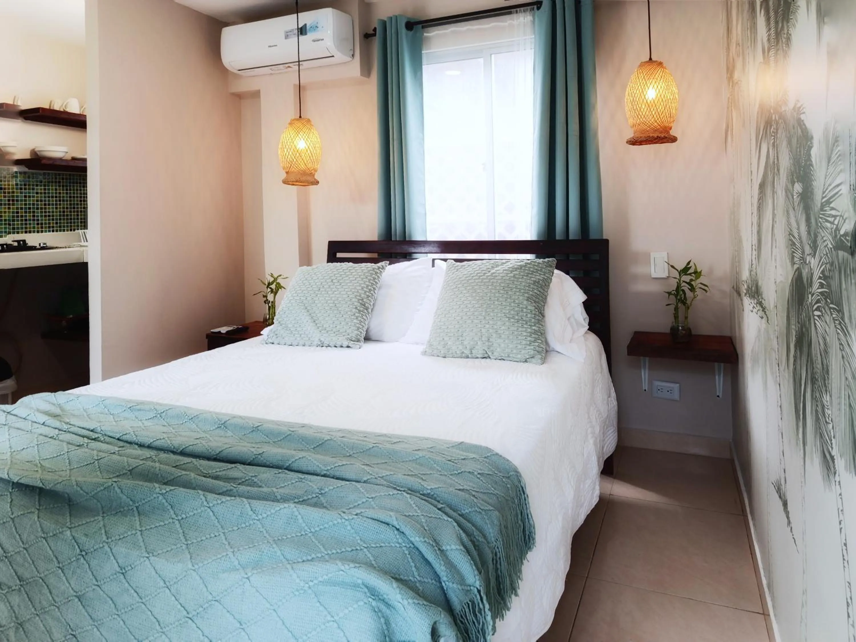 Bed in Cabañas Green Yard