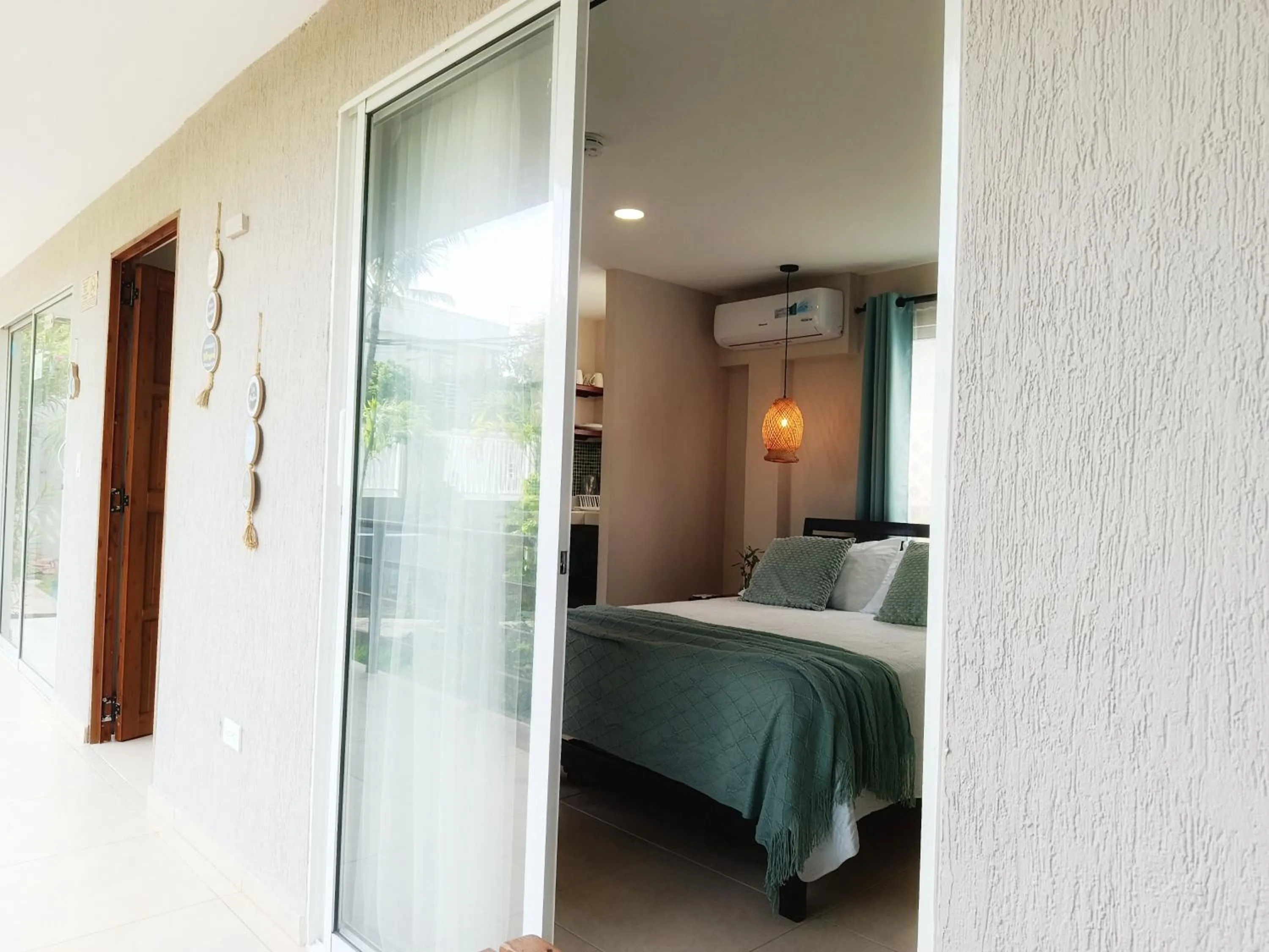 Bed in Cabañas Green Yard