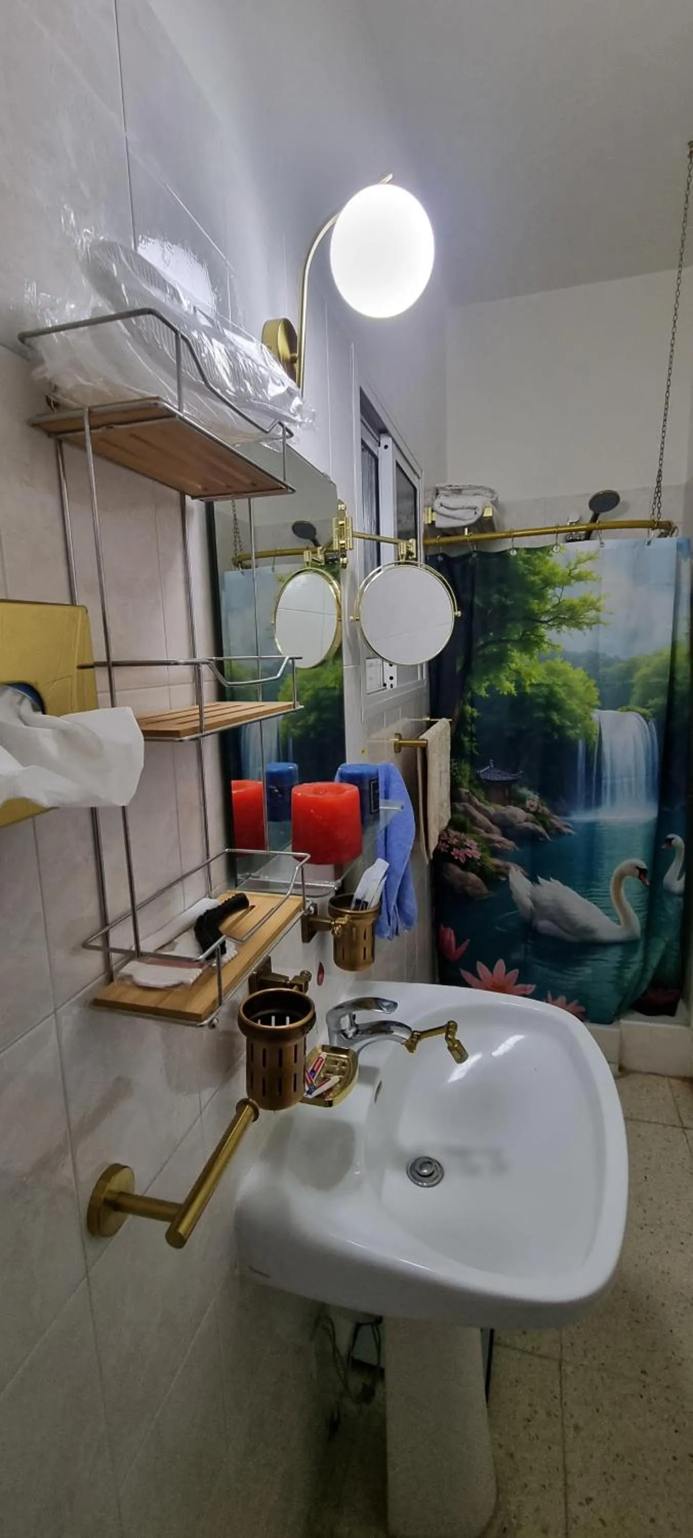 Shower in Astrofegia Apartments Near The Sea