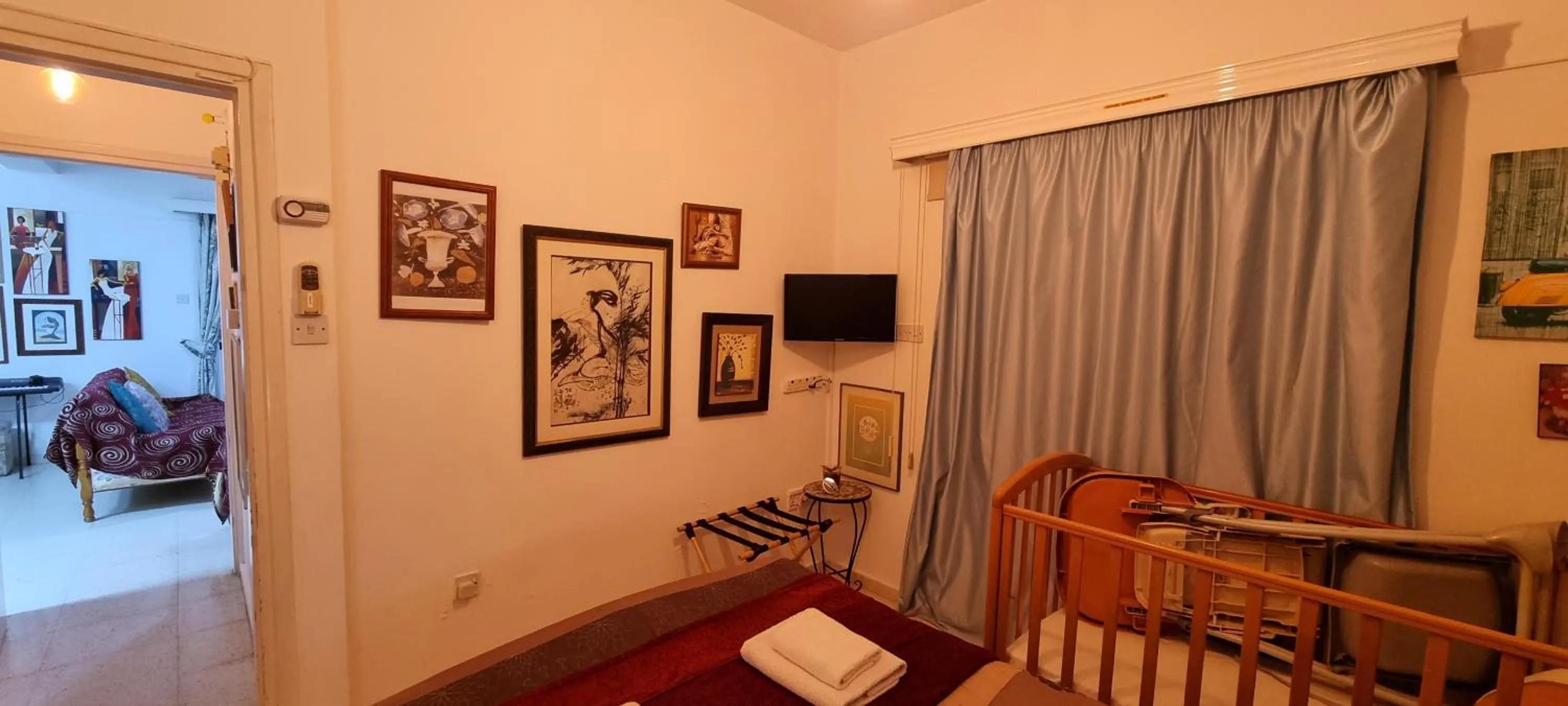 Bedroom in Astrofegia Apartments Near The Sea