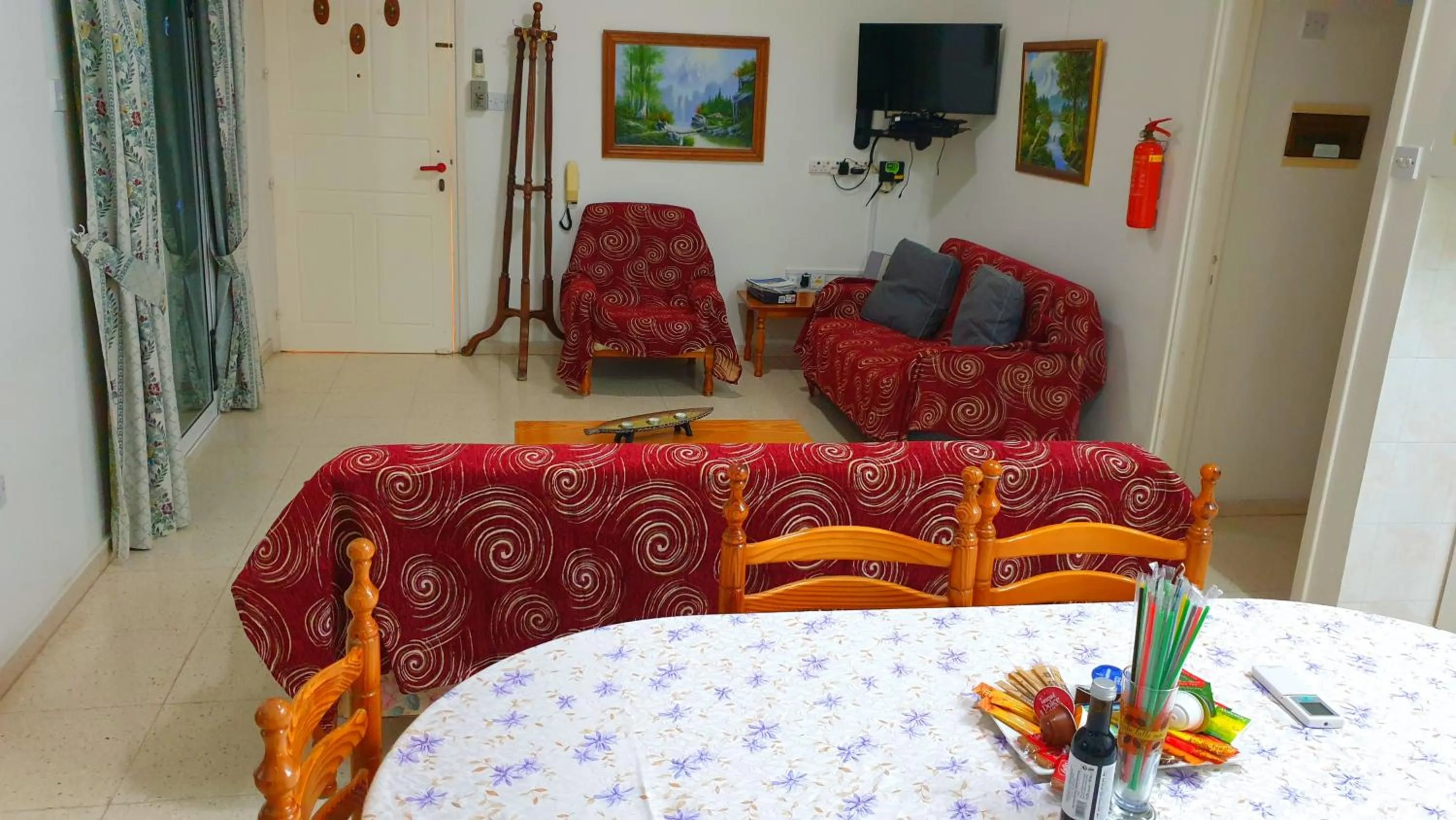 Seating area in Astrofegia Apartments Near The Sea